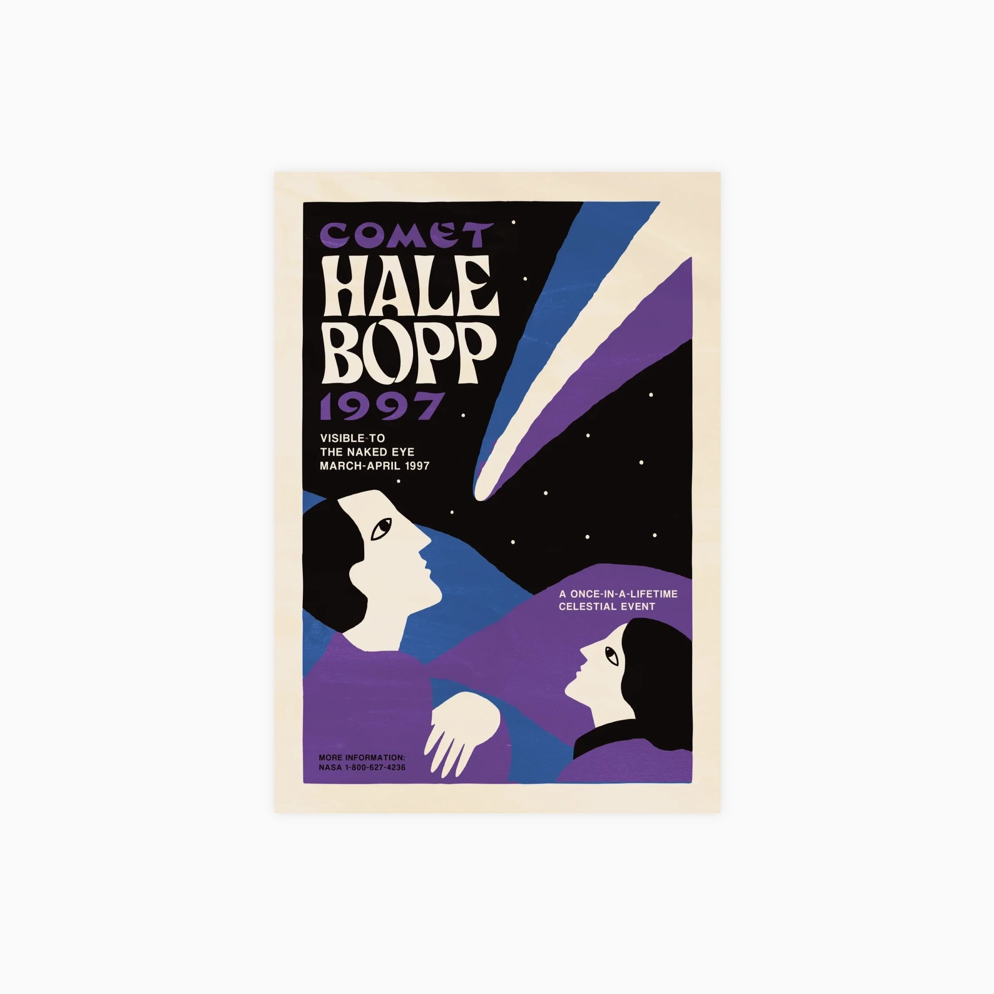 Halley Comet Poster