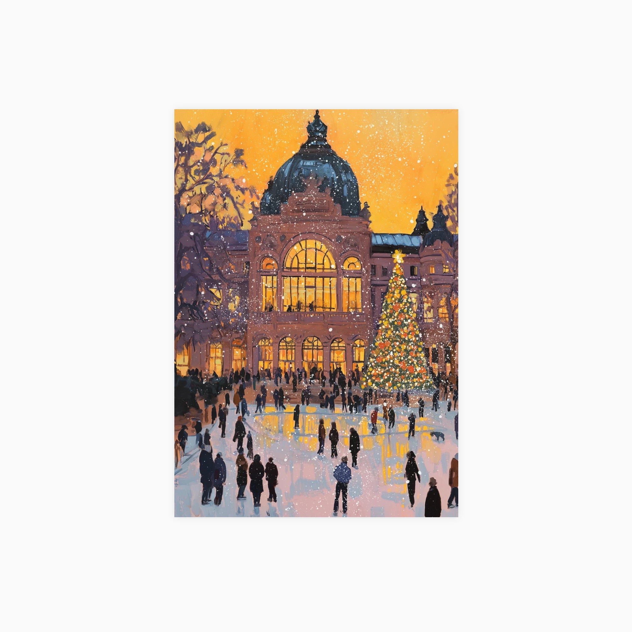 Bright Christmas City Poster