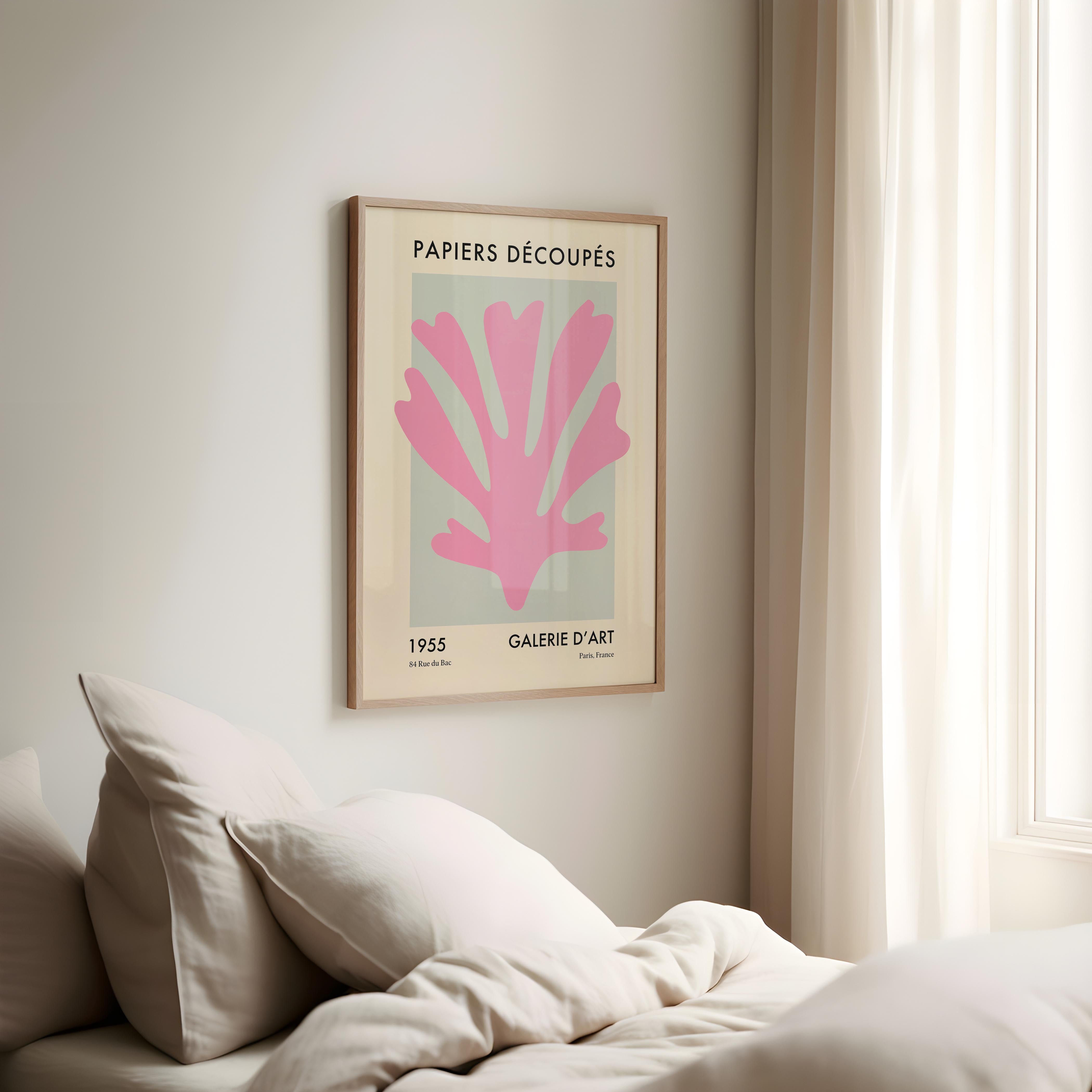 Papiers Découpés Pink Poster