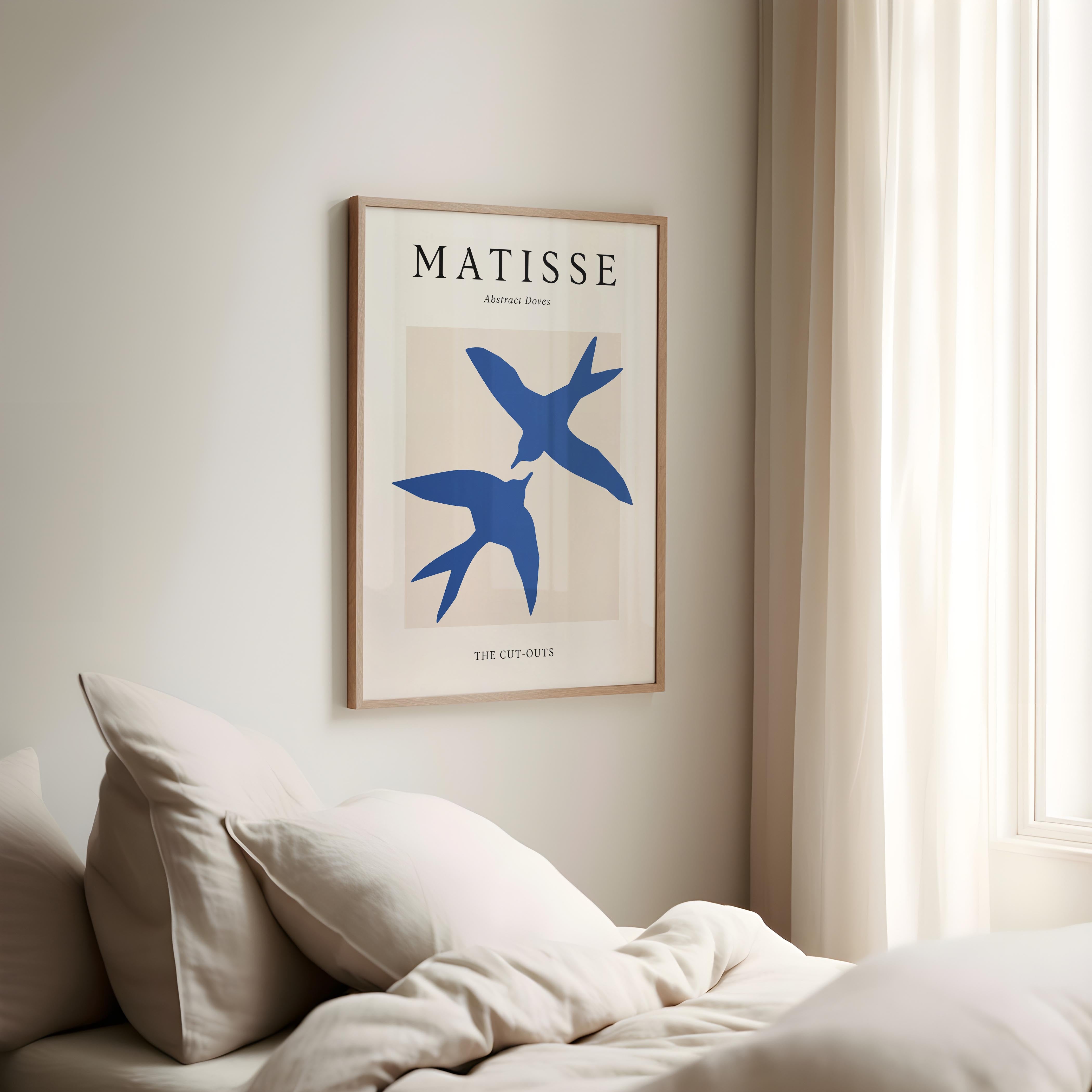 Matisse Abstract Doves Poster