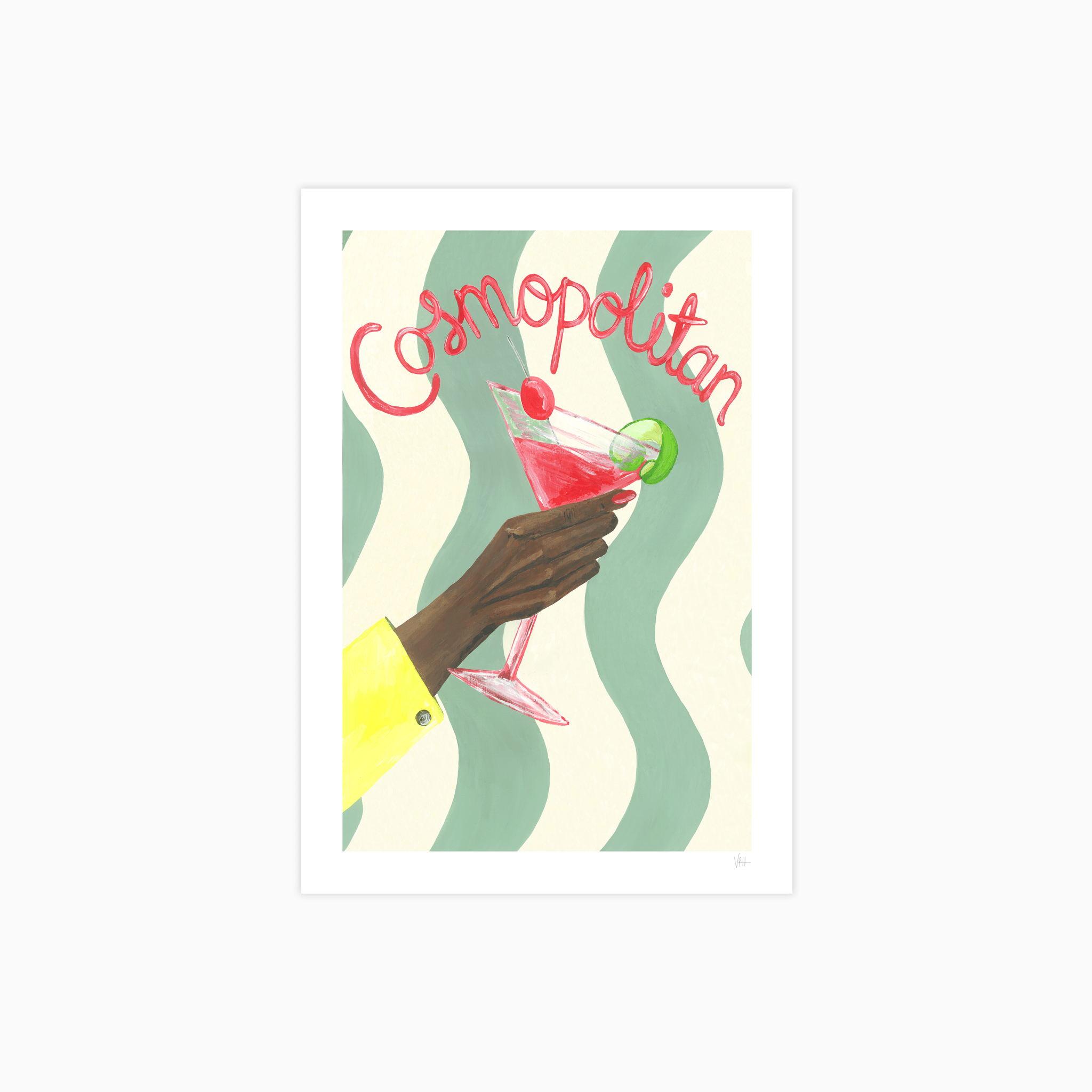 Cosmoplitan Cocktail Poster