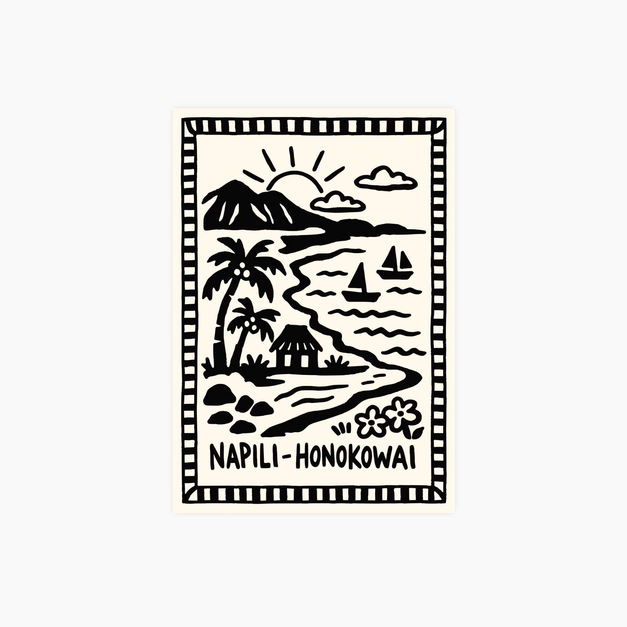 Napili Honokowai Beach Poster