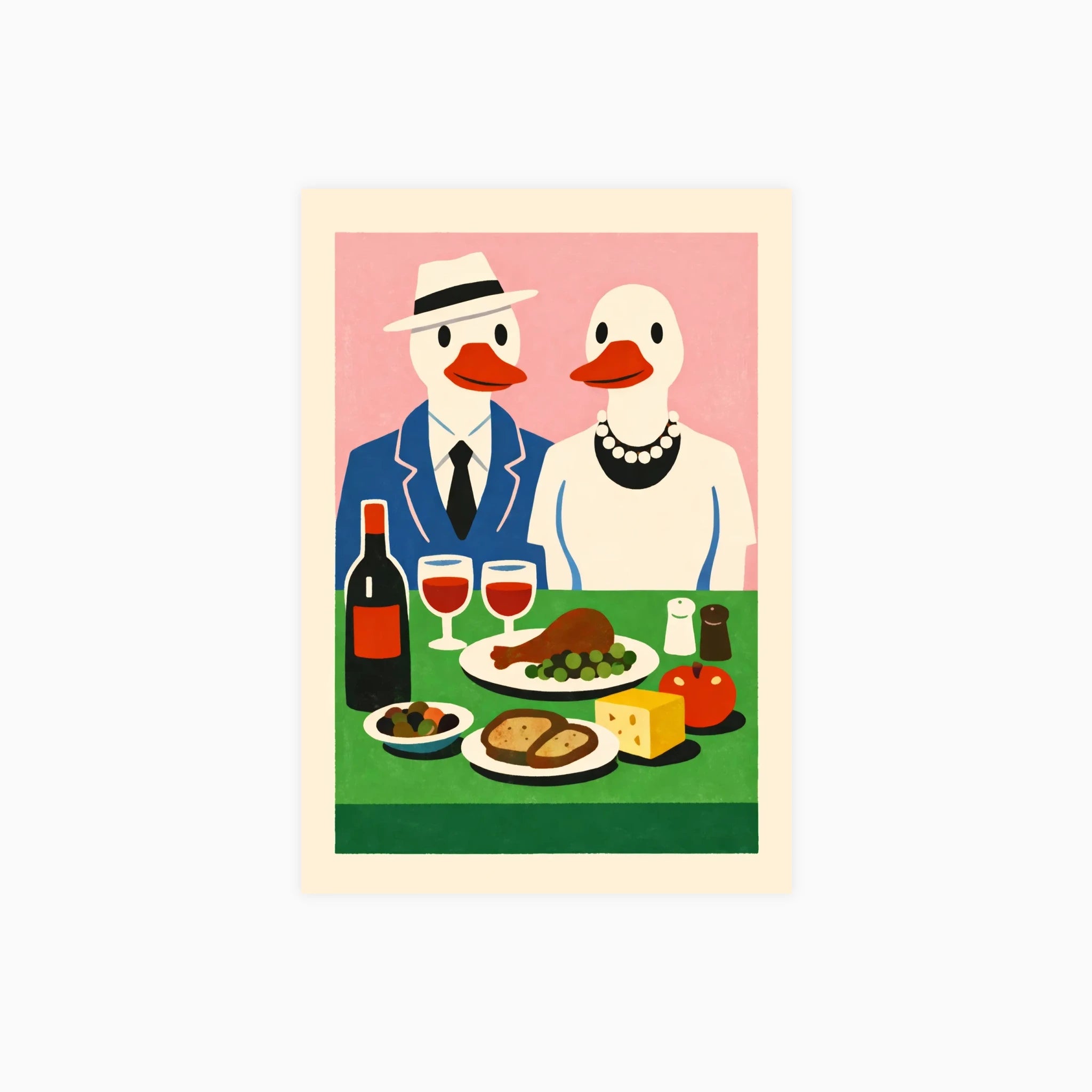 Japanese Duck Dinner Poster