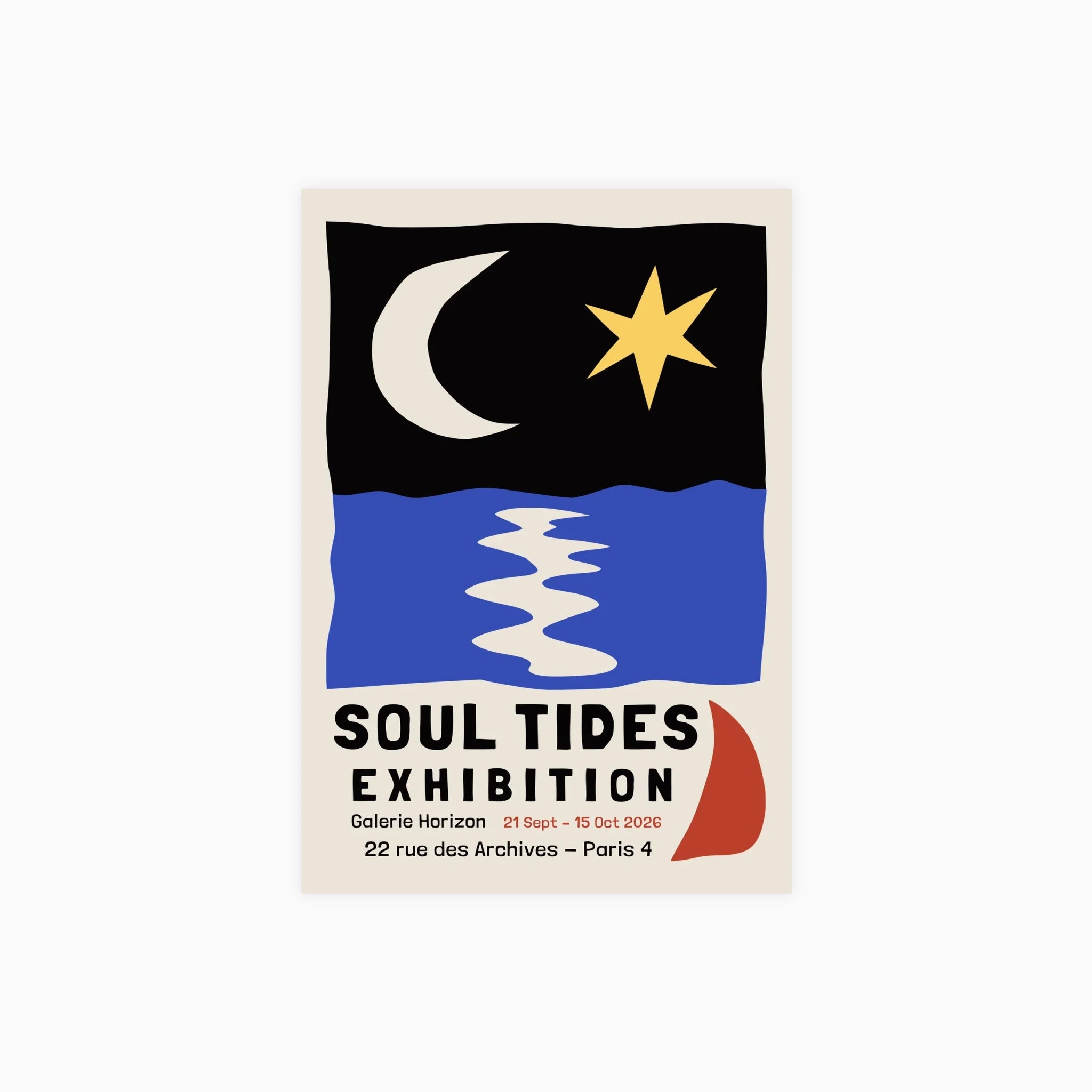 Soul Tides Exhibition Poster