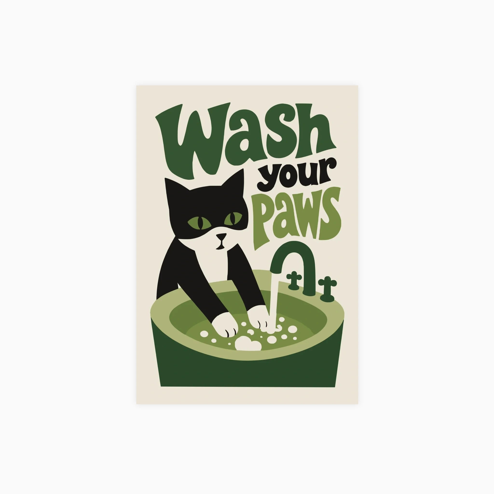 Wash Your Paws No2 Poster