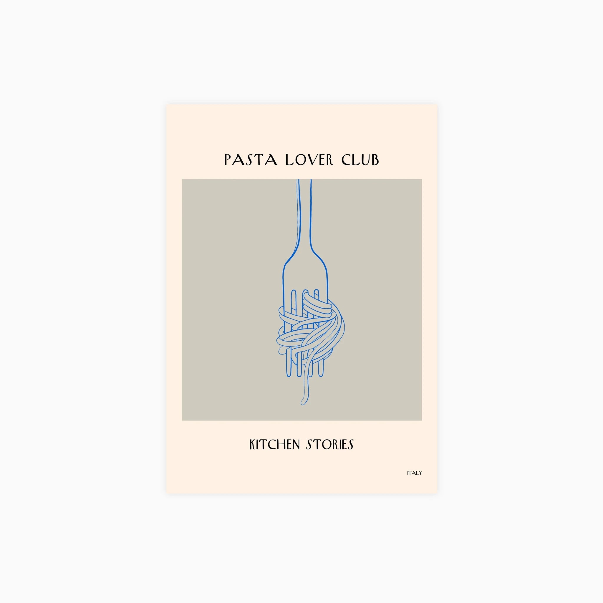 Pasta Lover Club Poster