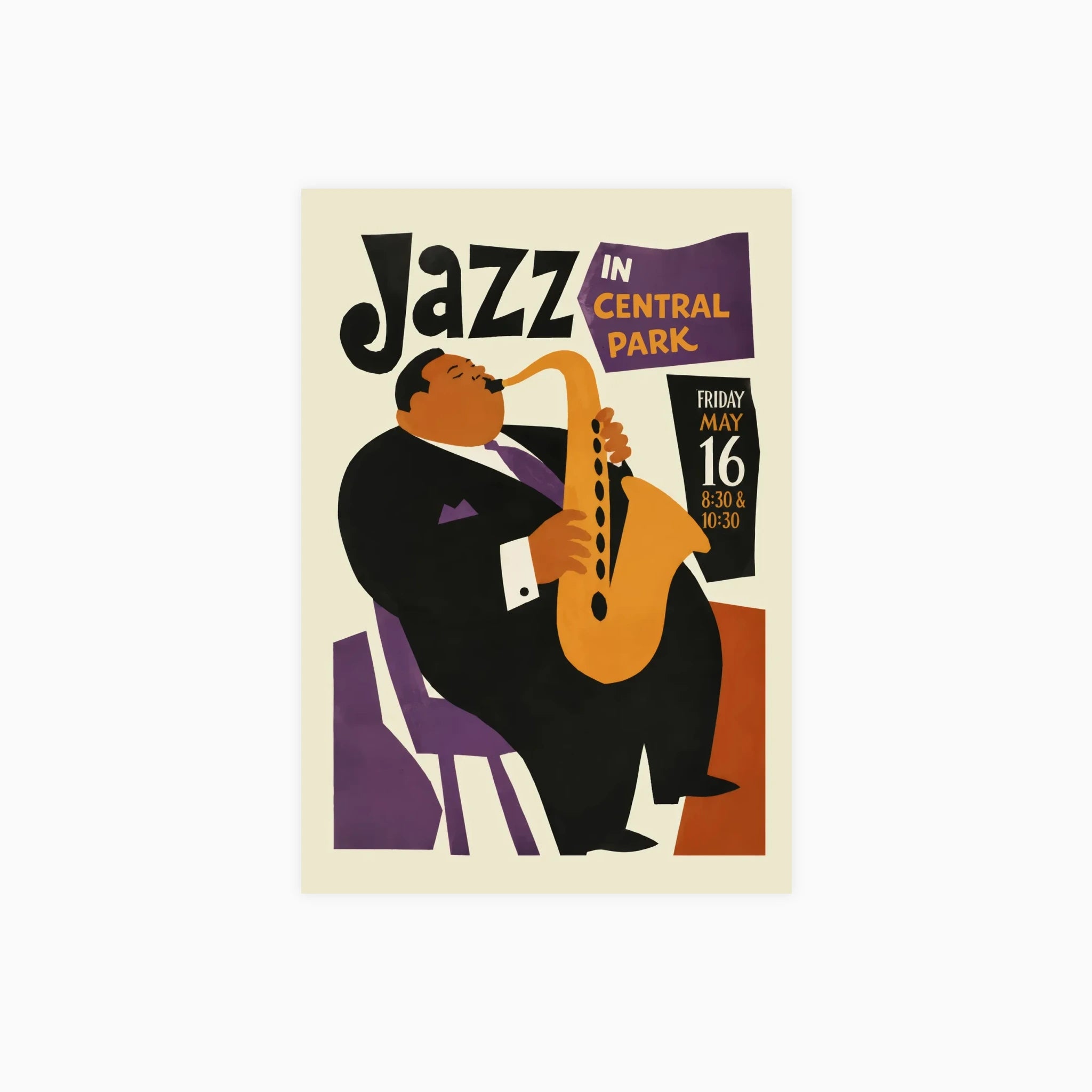 Jazz In Central Park Poster