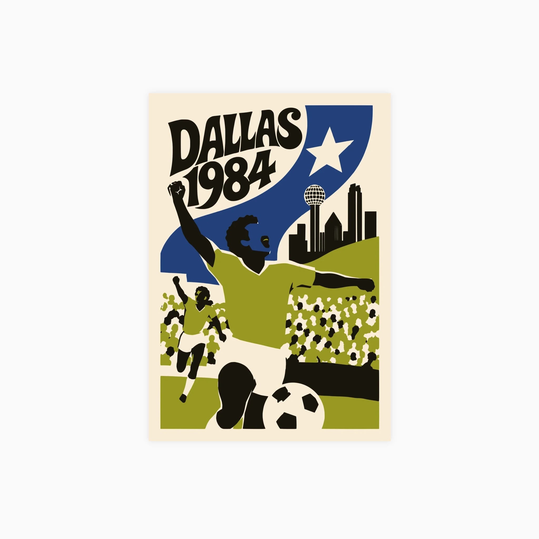 Dallas Soccer Poster