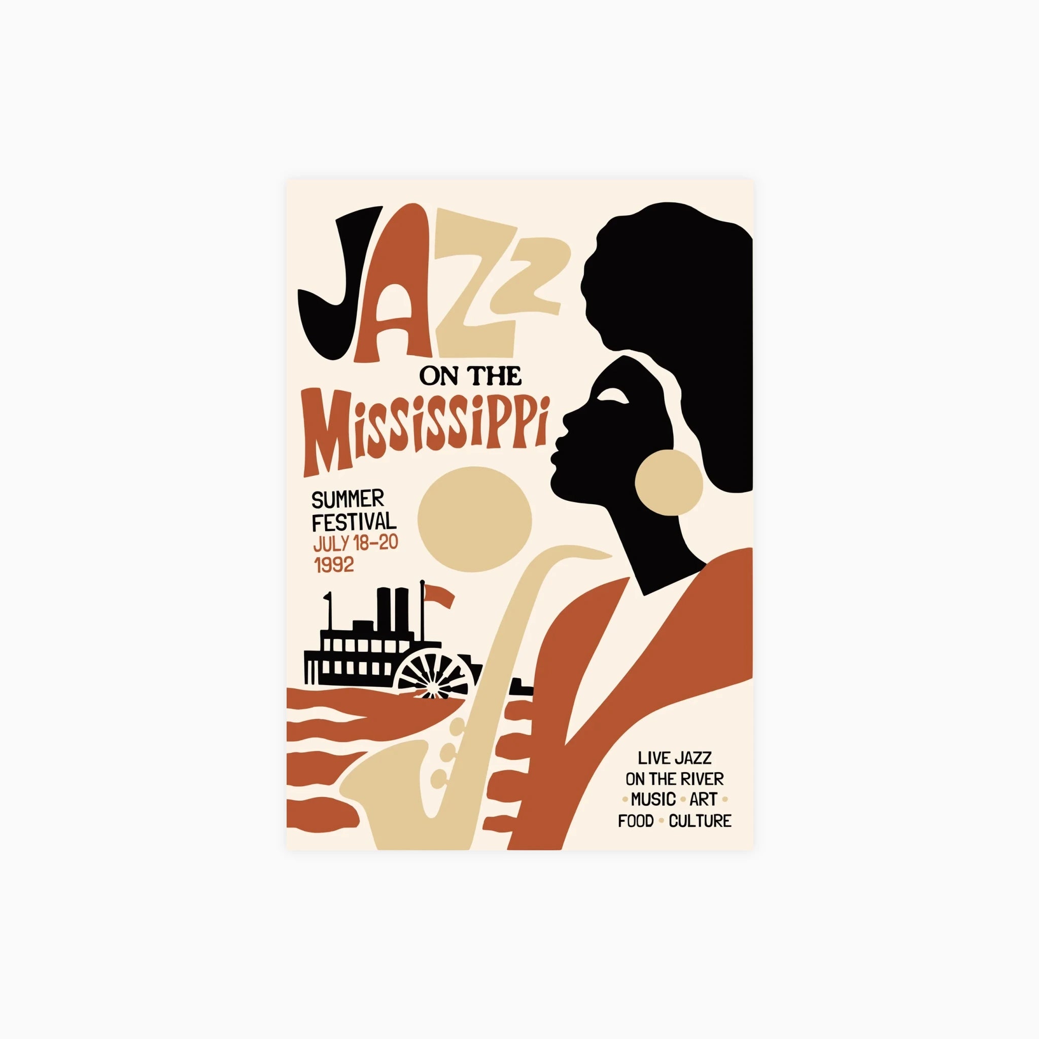 Jazz on Mississippi 1992 Poster