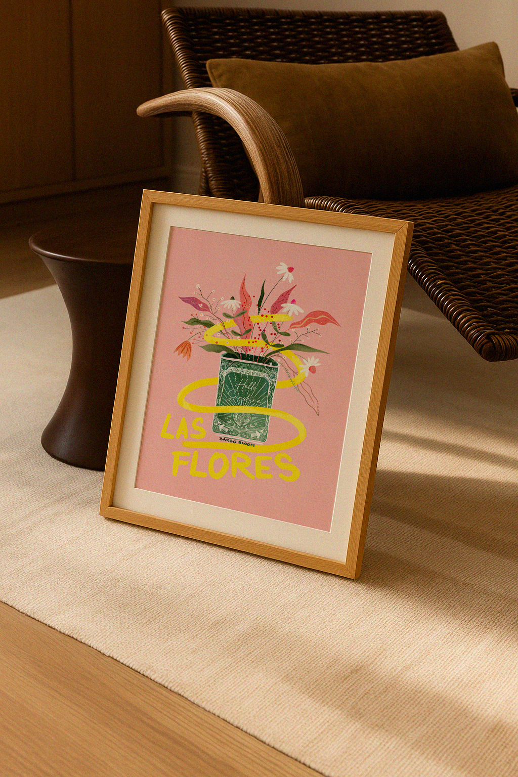 Las Flores Plakat