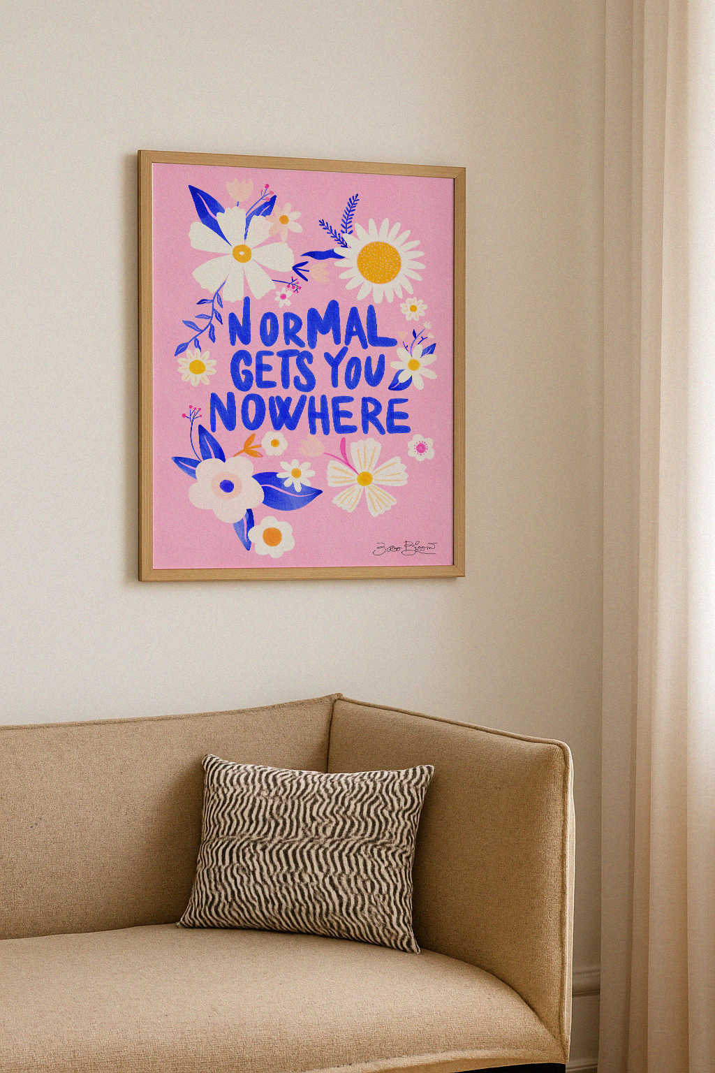 Eclectic Flowers Plakat