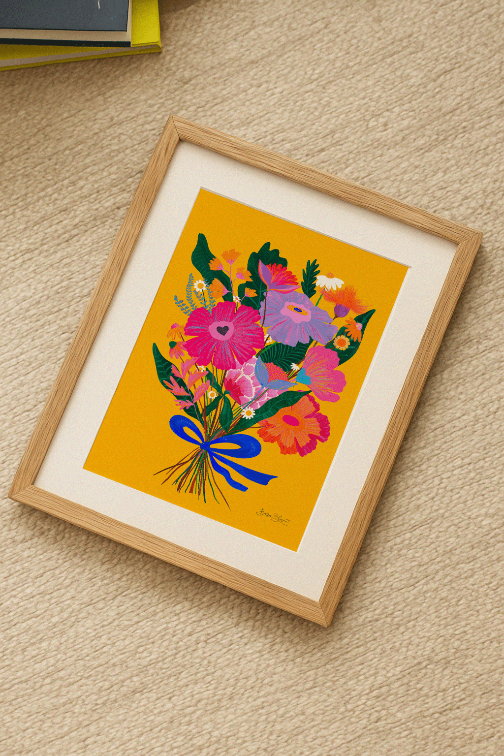 Eclectic Flowers Poster