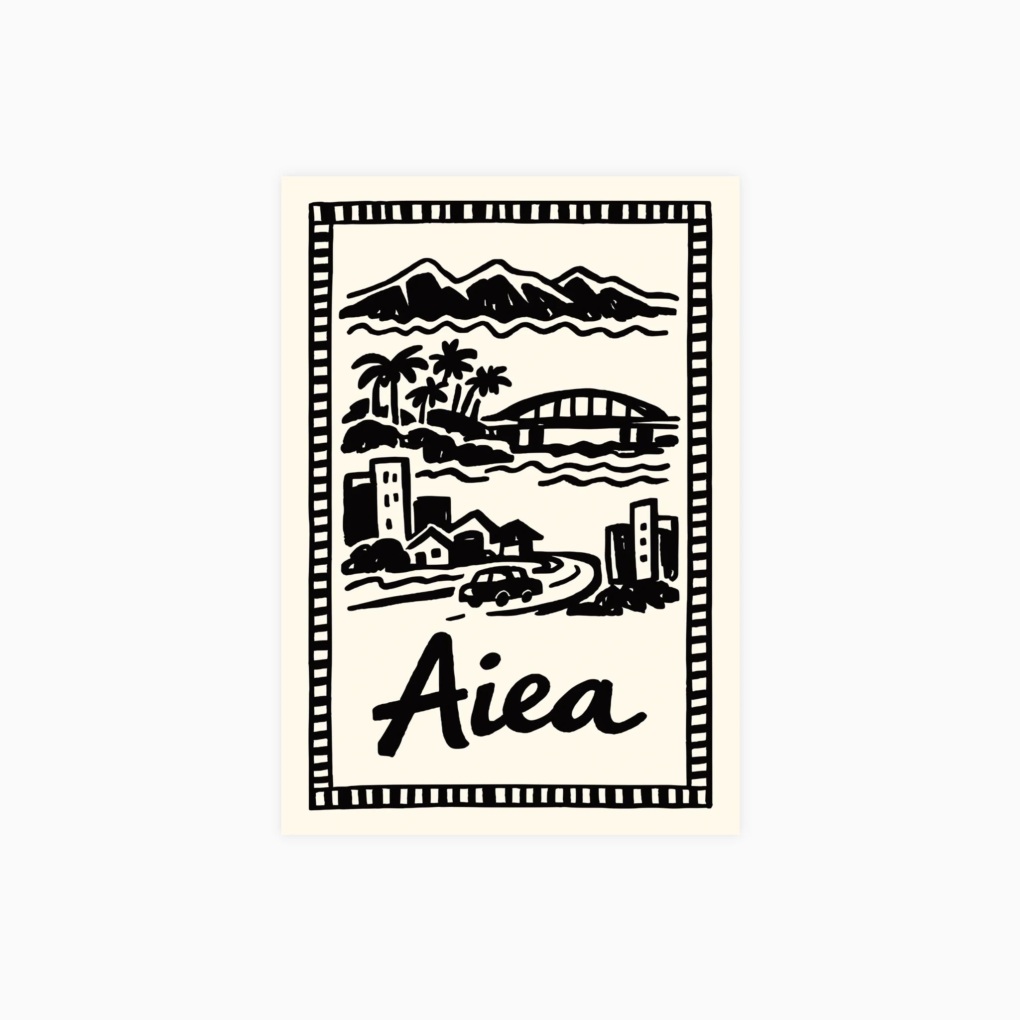 Aiea Oahu Landscape Poster