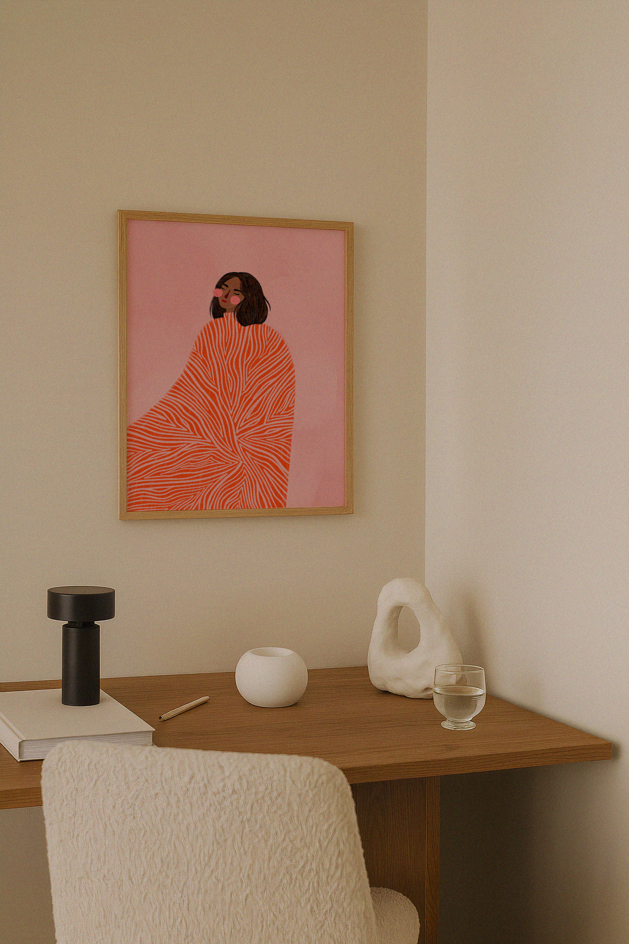 The Woman with the Swirls Plakat