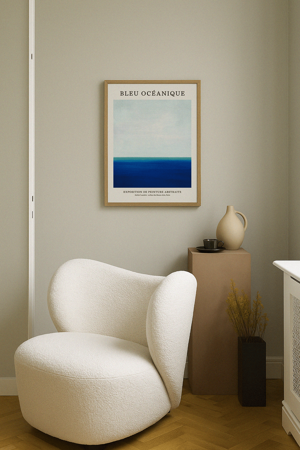 Bleu Océanique Poster
