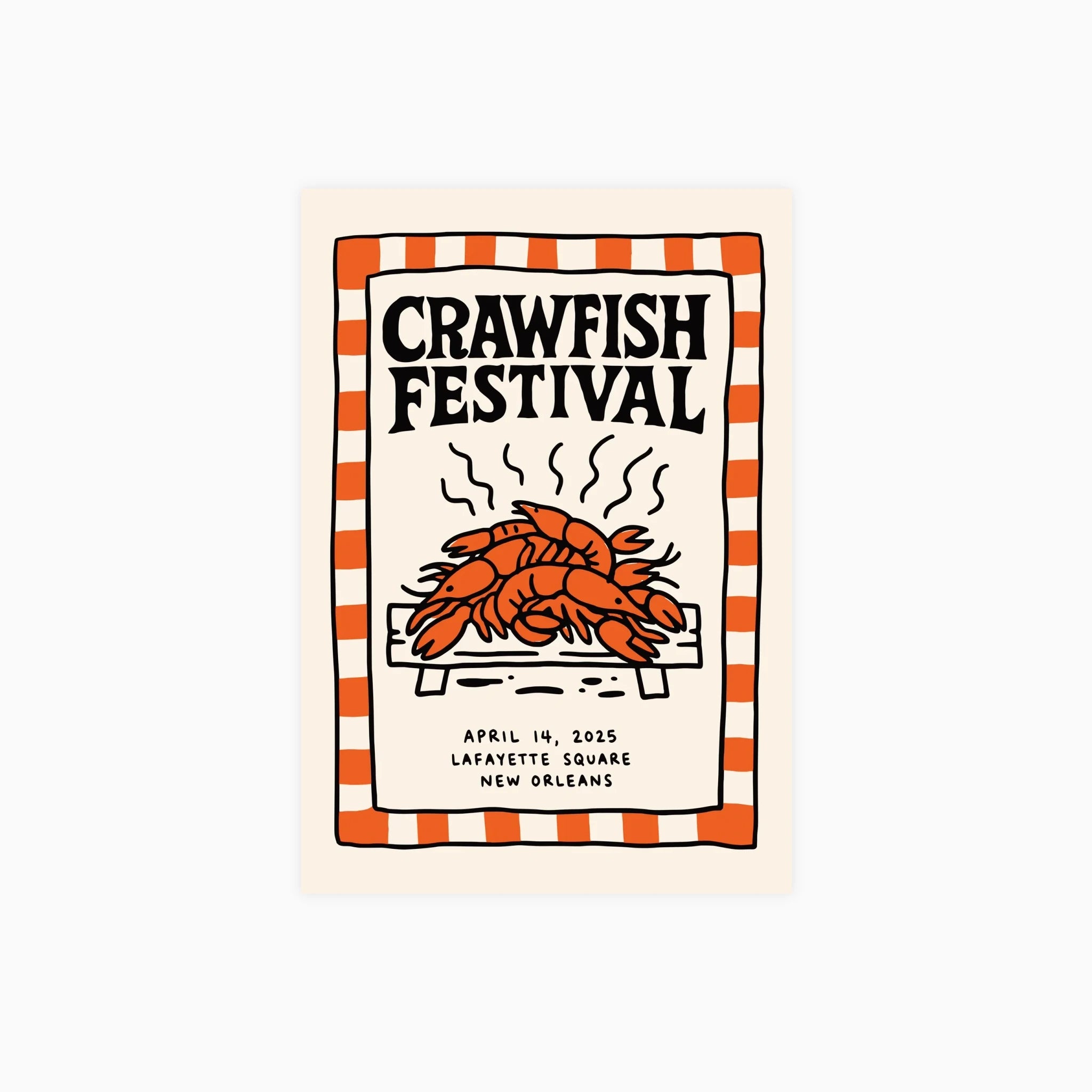 New Orleans Crawfish Festival Poster