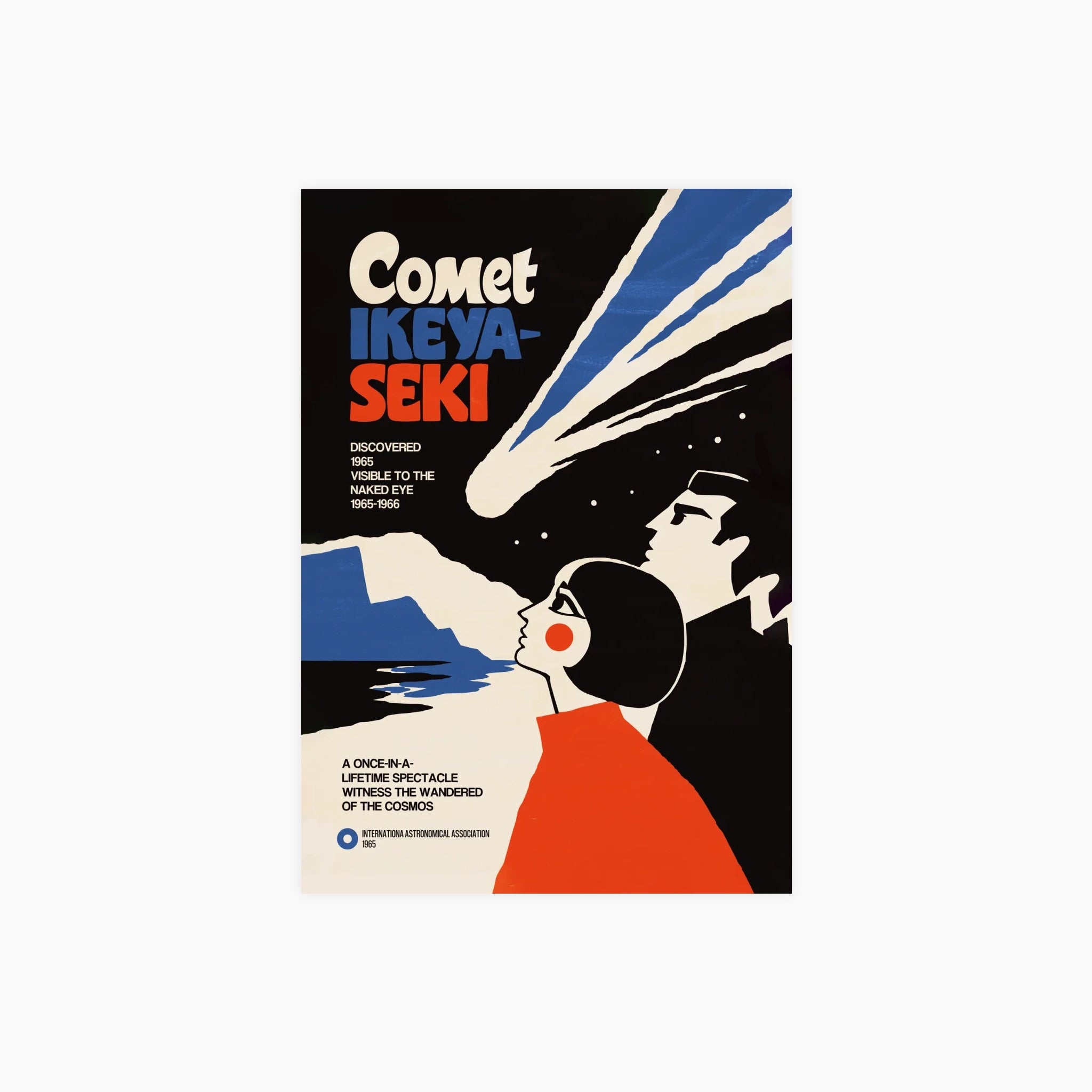 Comet Space Poster