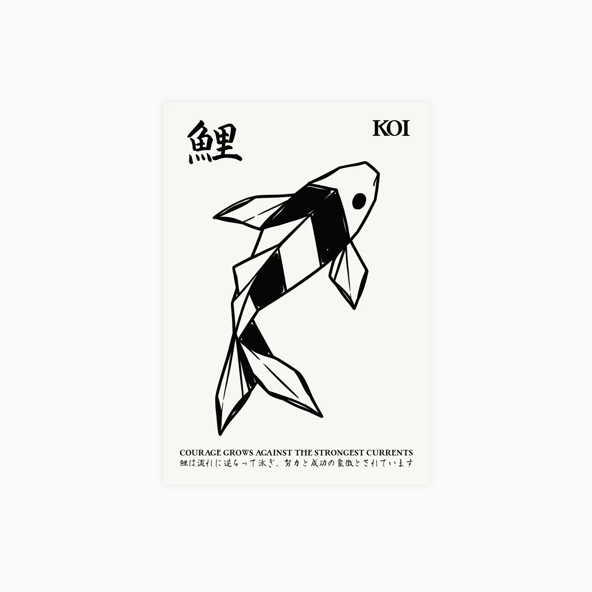 Japanese Koi Poster