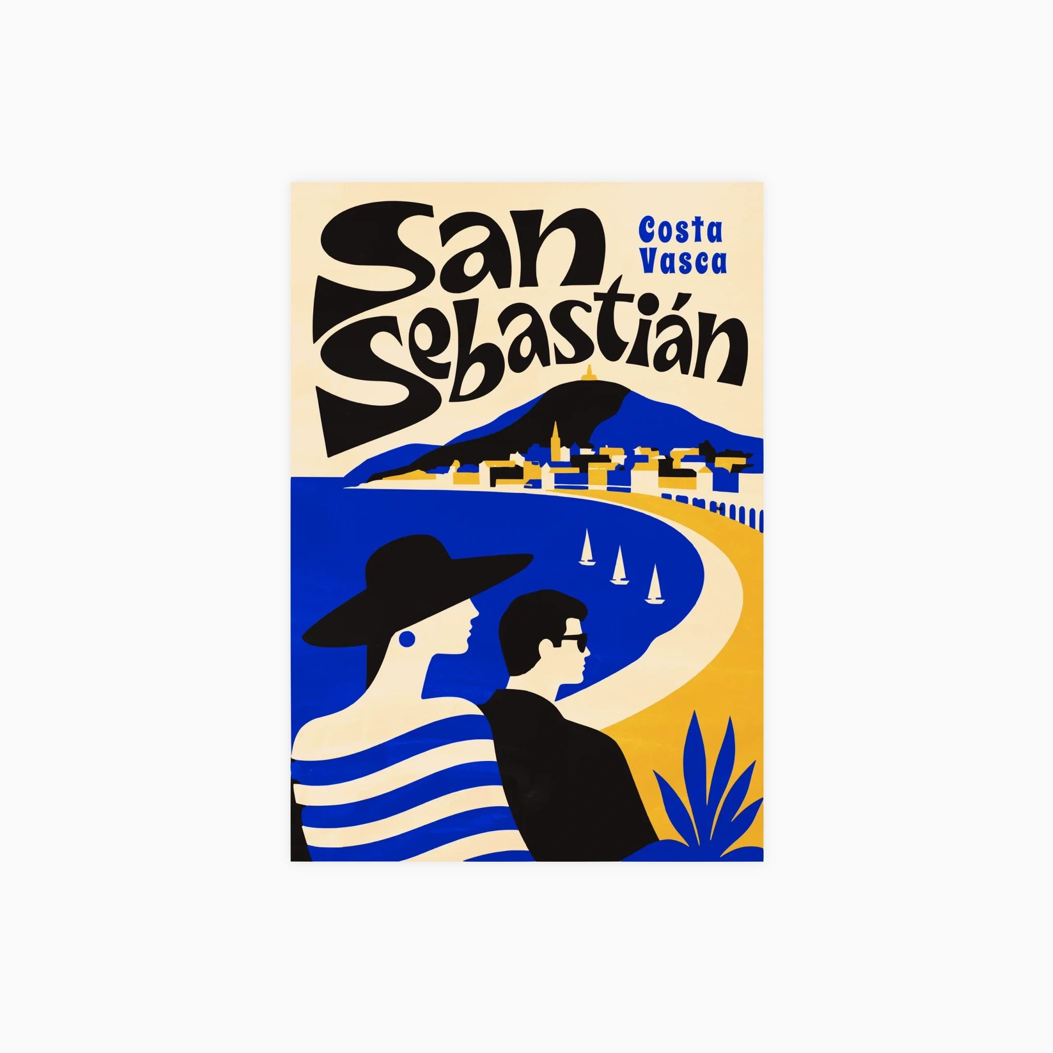 San Sebastián Travel Poster