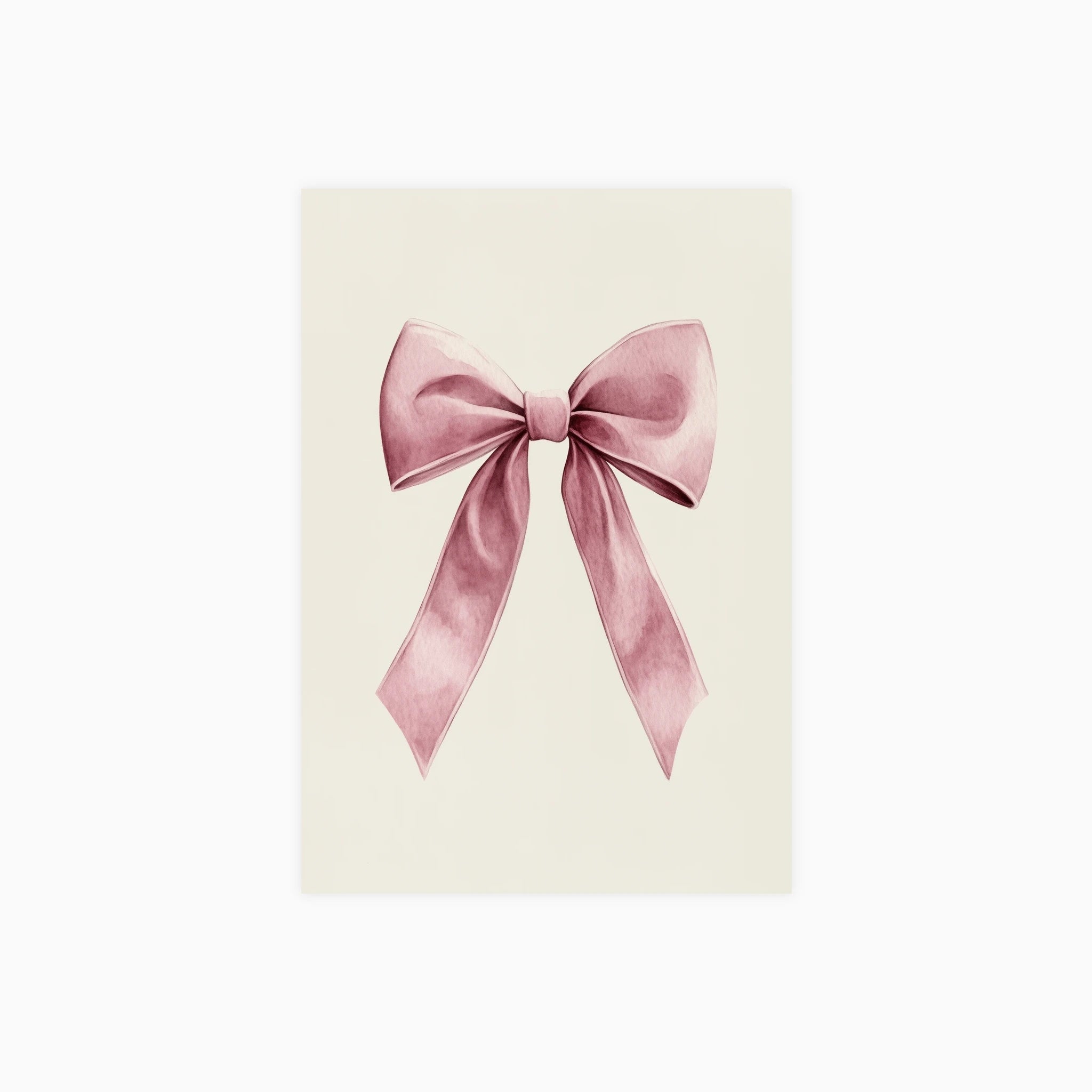Pink Bow Poster