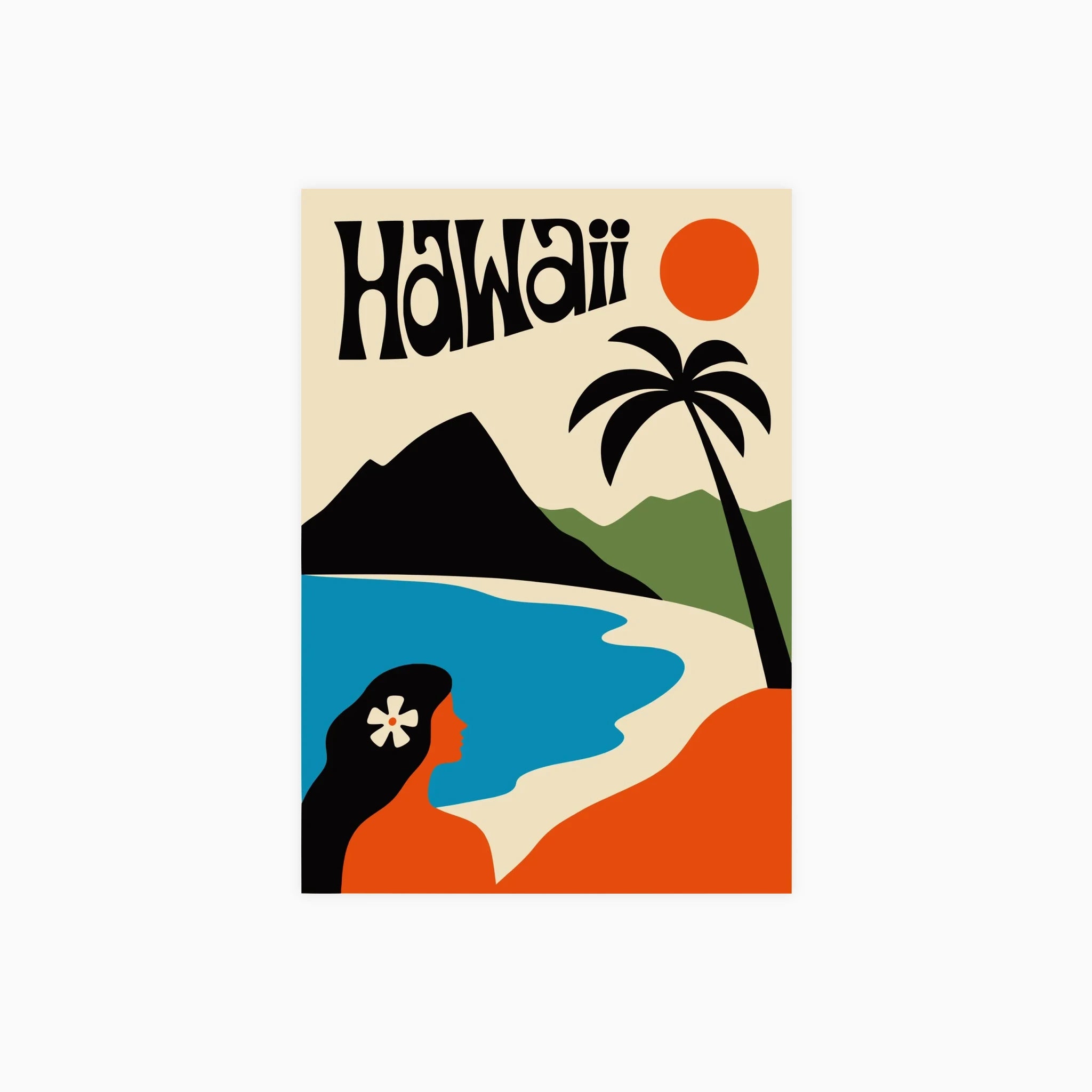 Hawaii Beach Sunset Poster