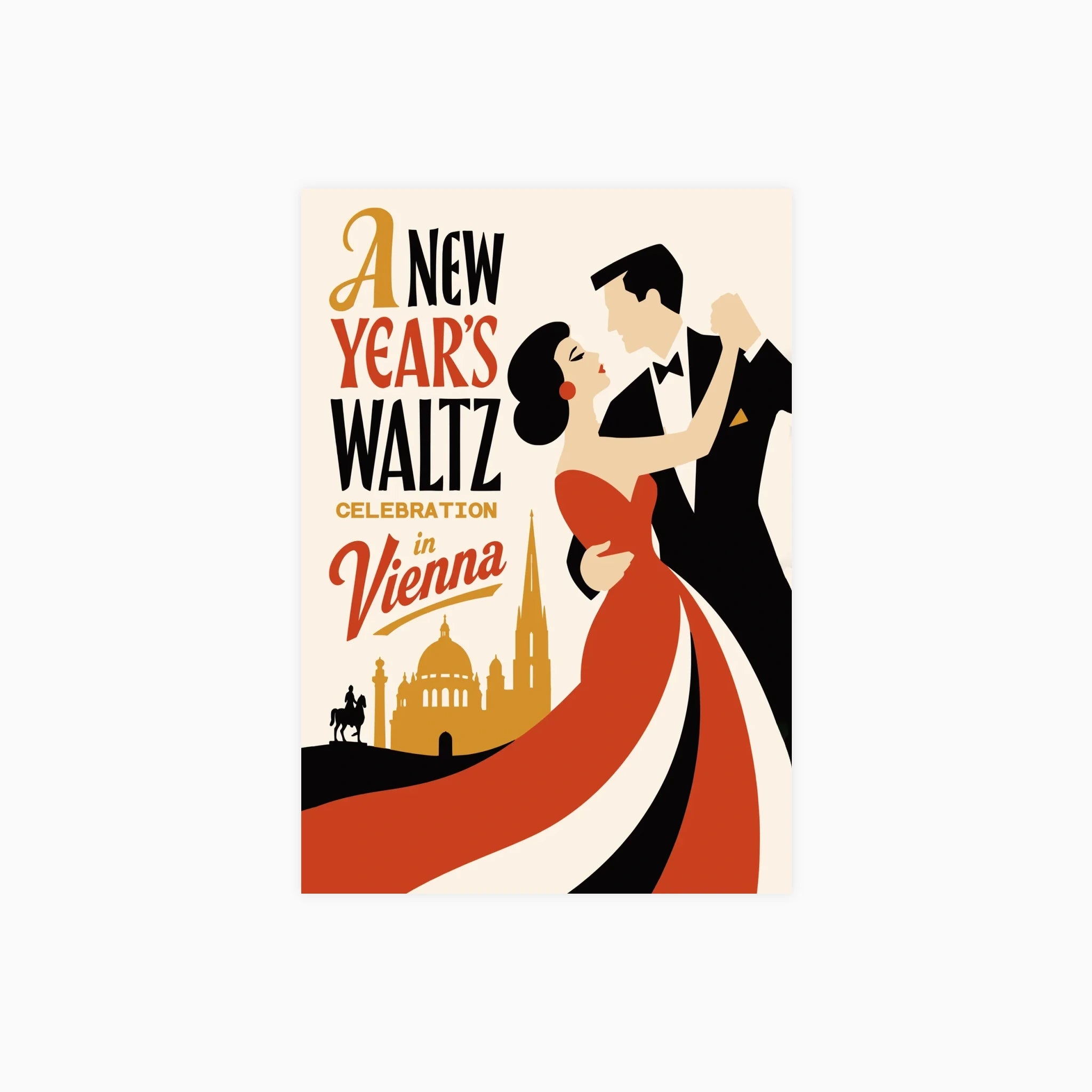 Vienna Waltz Dance Poster