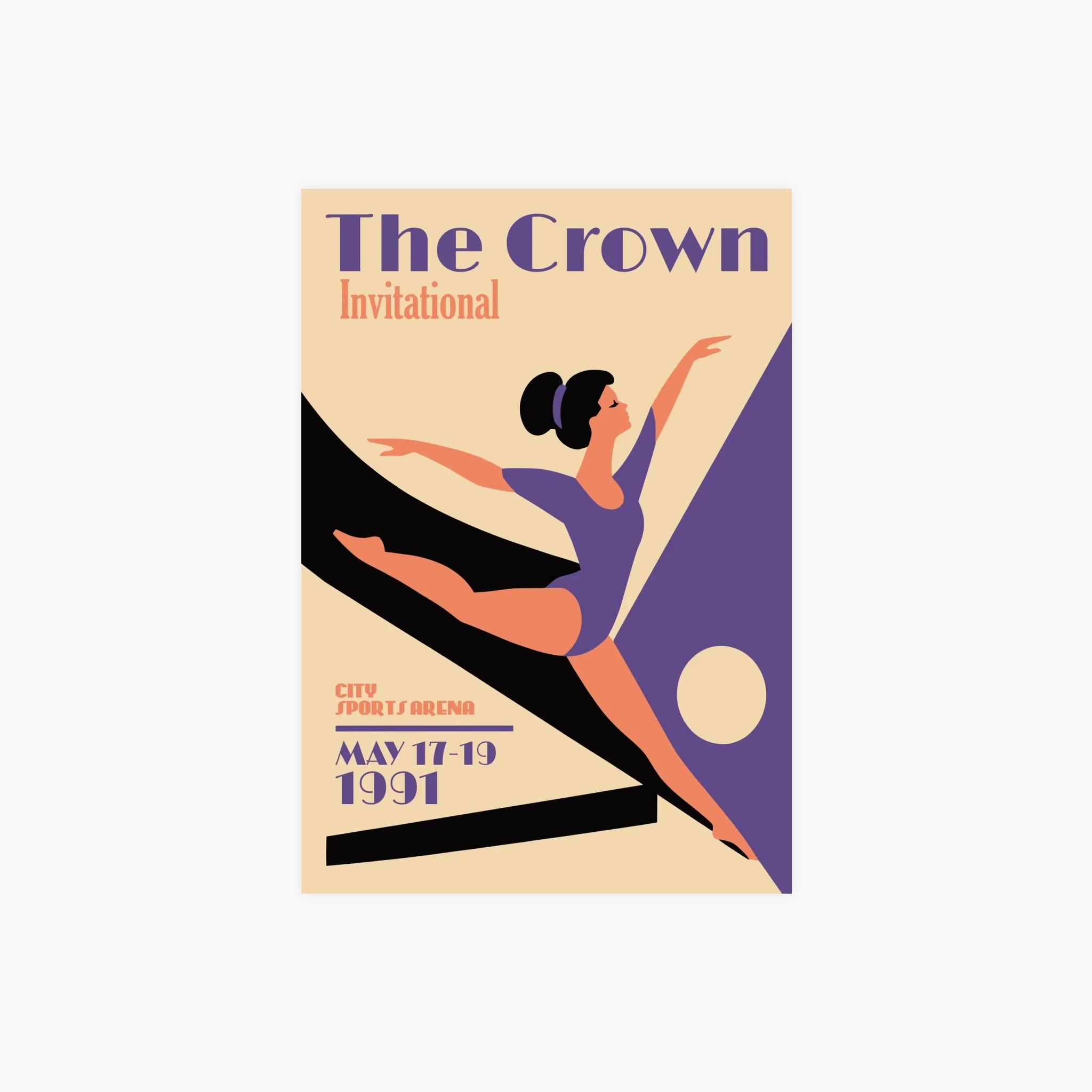 Retro Ballet Poster