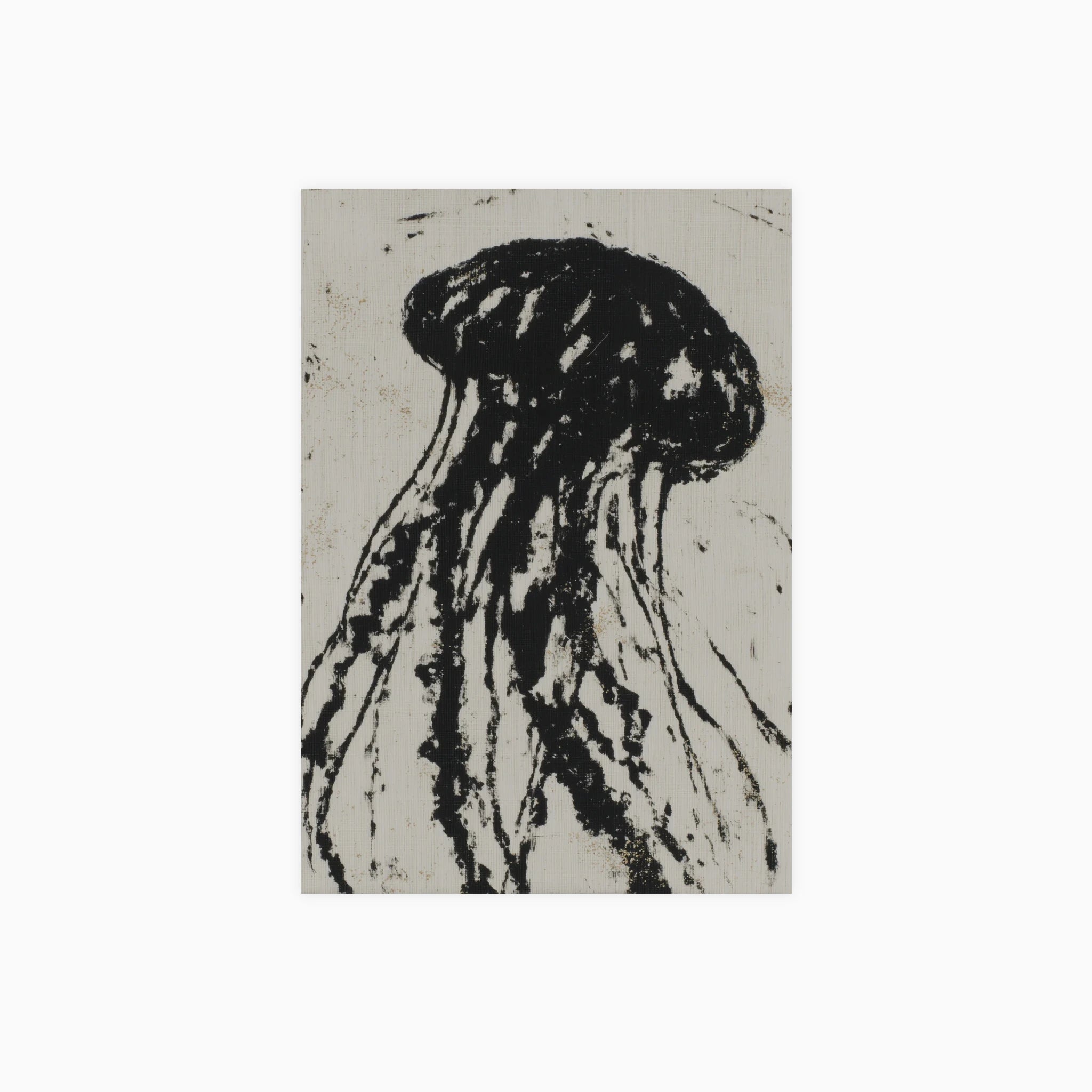 Jellyfish in Deep Water Poster