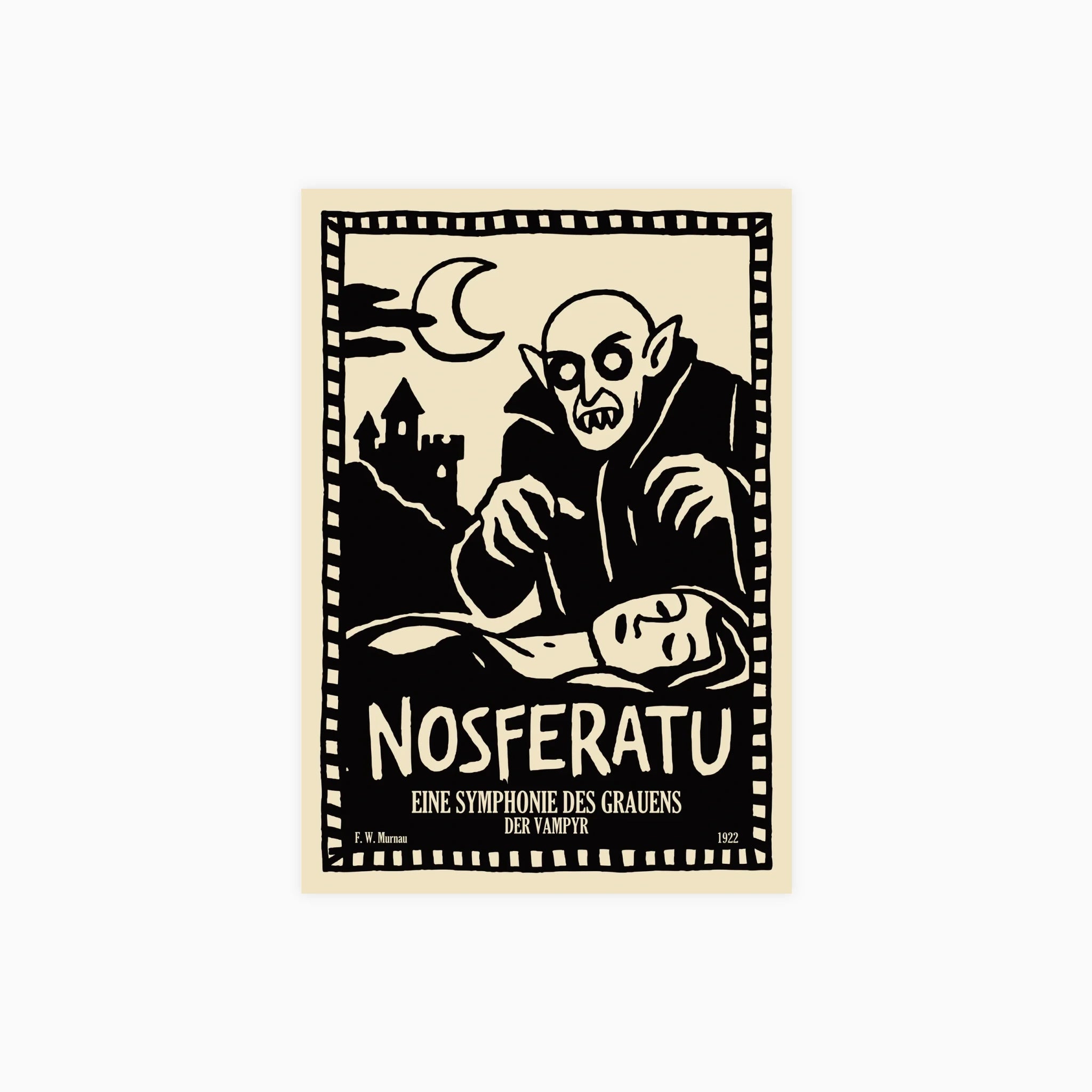 Nosferatu Vintage Horror Film Poster