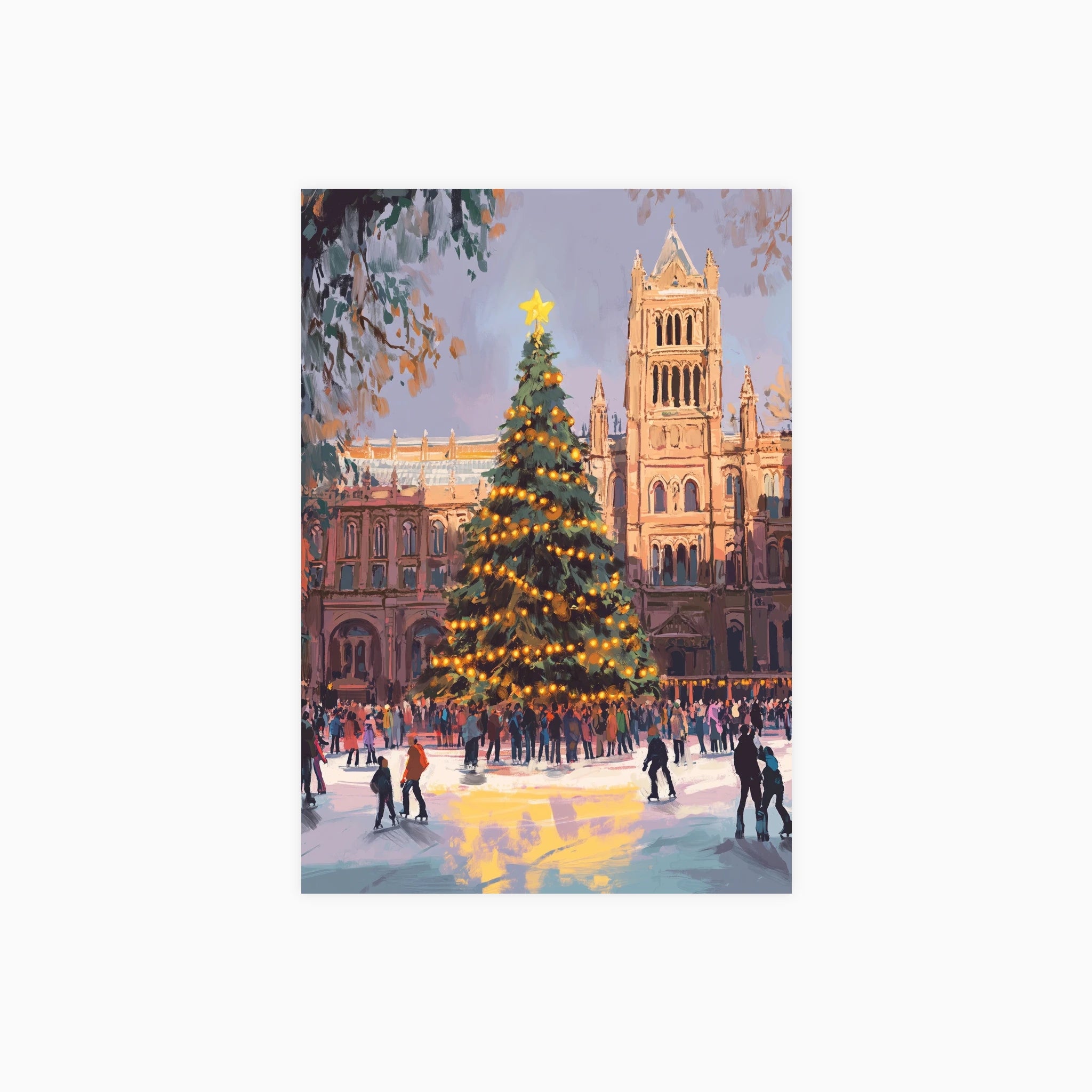 Bright Christmas City No 03 Poster