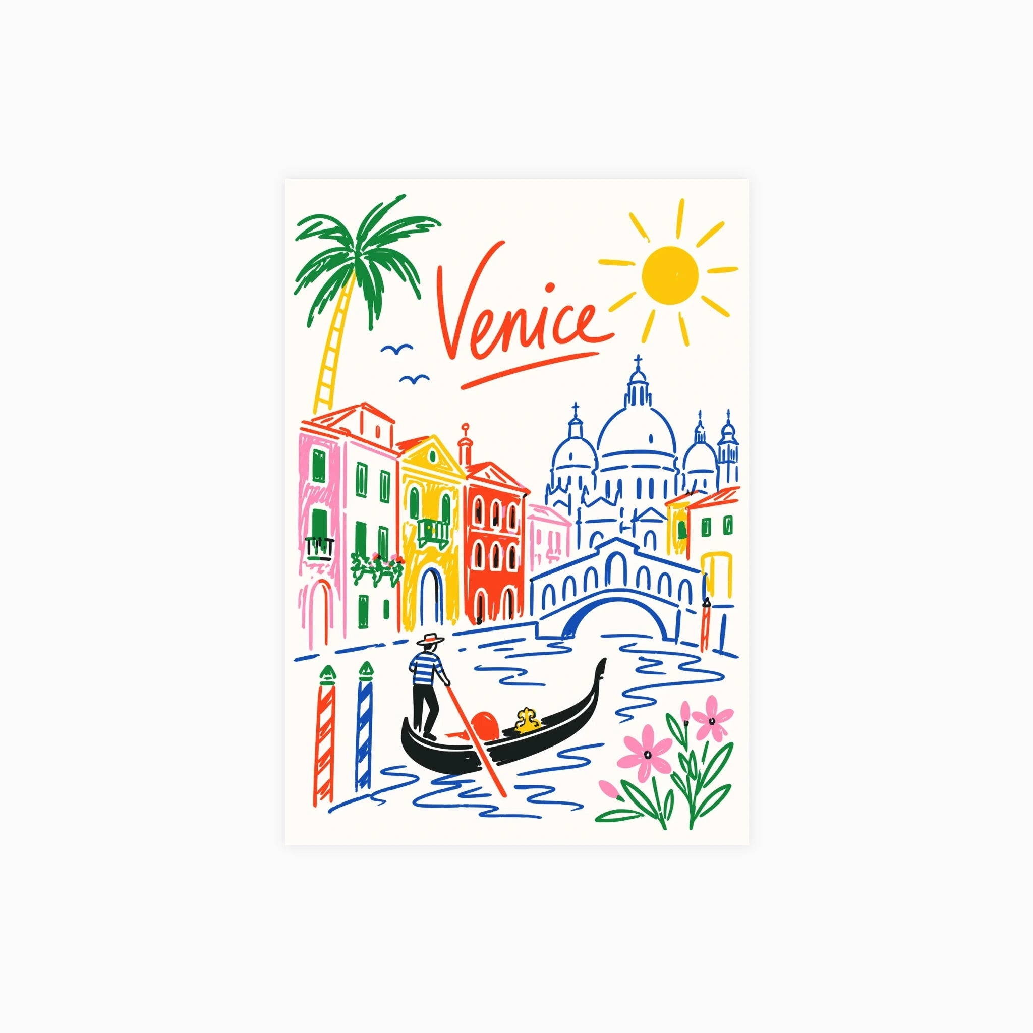 Venice Travel Poster