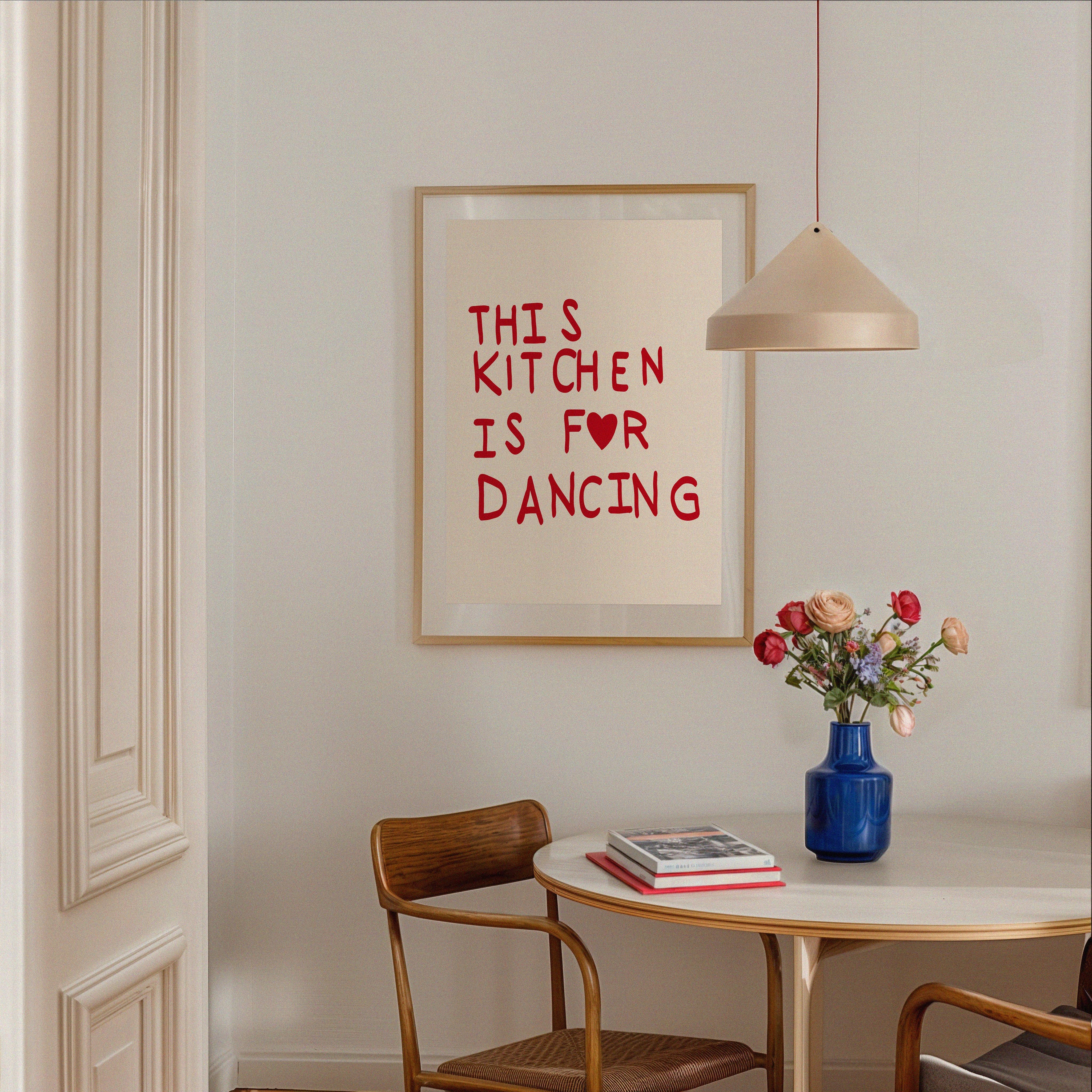 This Kitchen Is For Dancing Poster