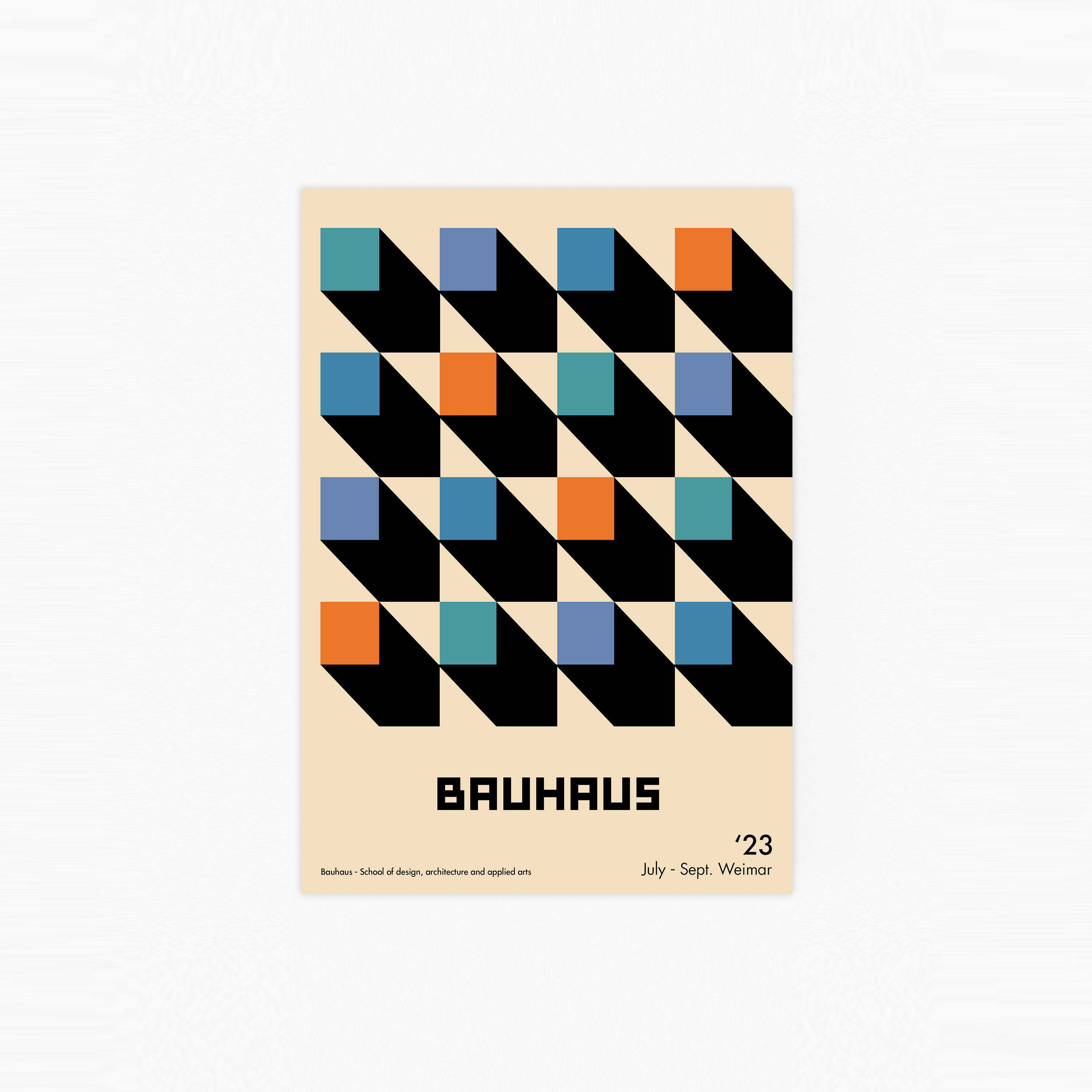 Bauhaus School Plakat