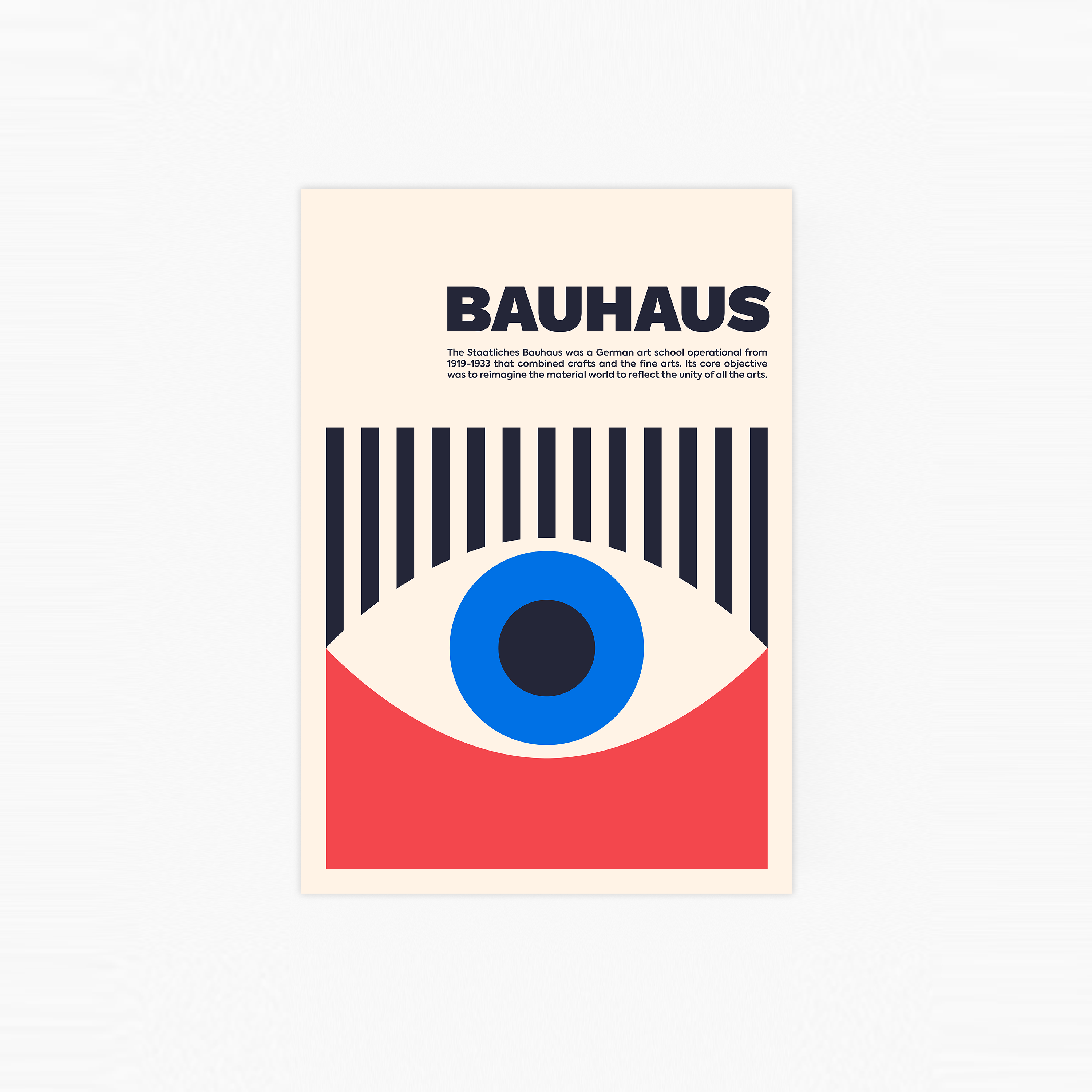 Bauhaus Eye Poster