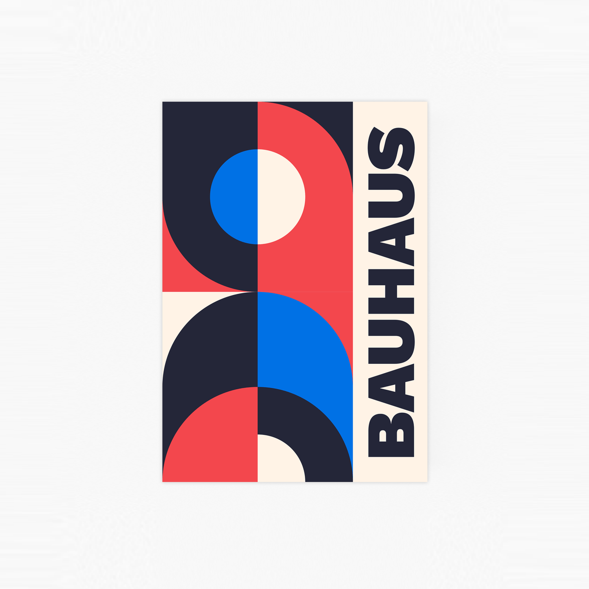 Baunhaus Pattern Bauhaus Pattern Poster – Deinspar