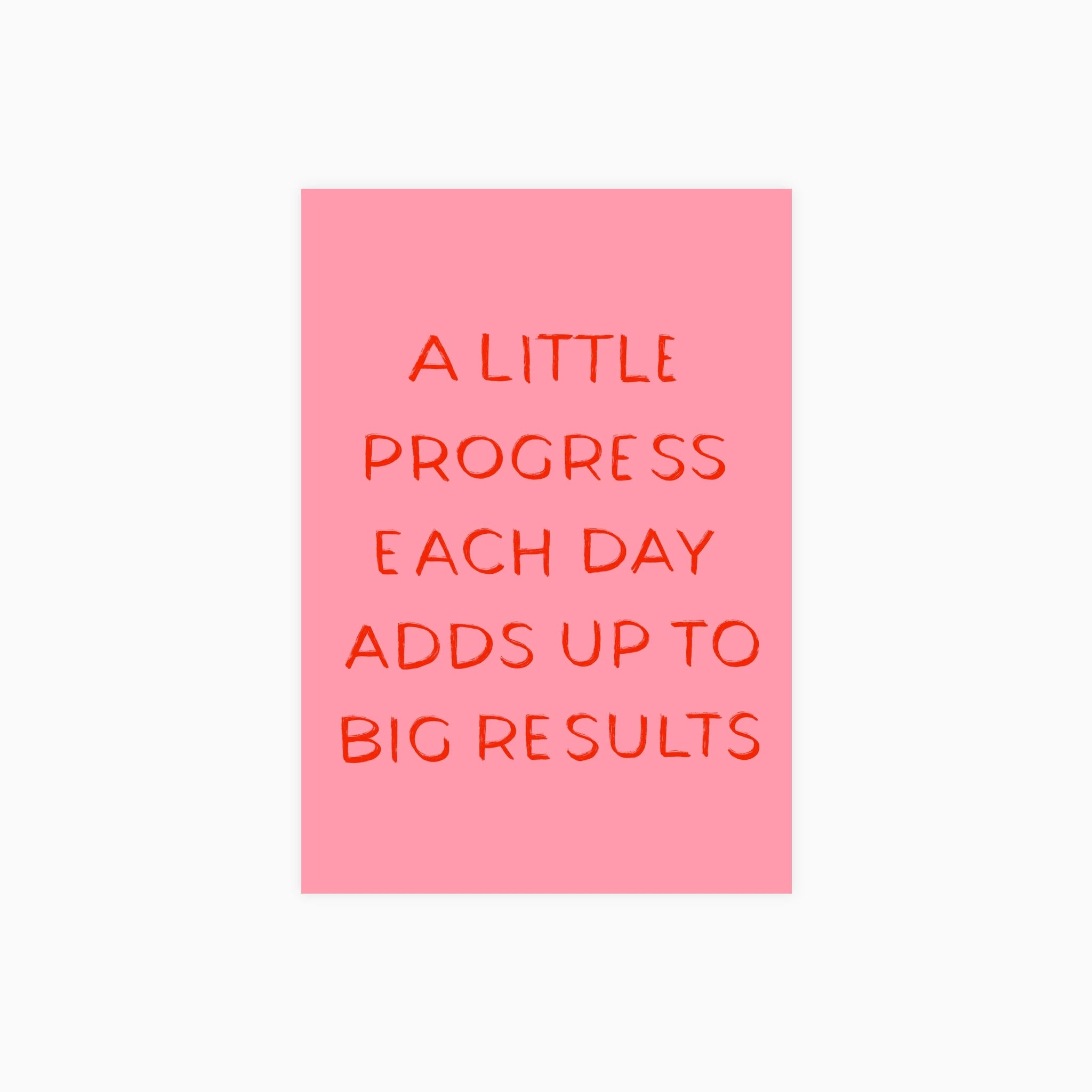 A Little Progress Poster