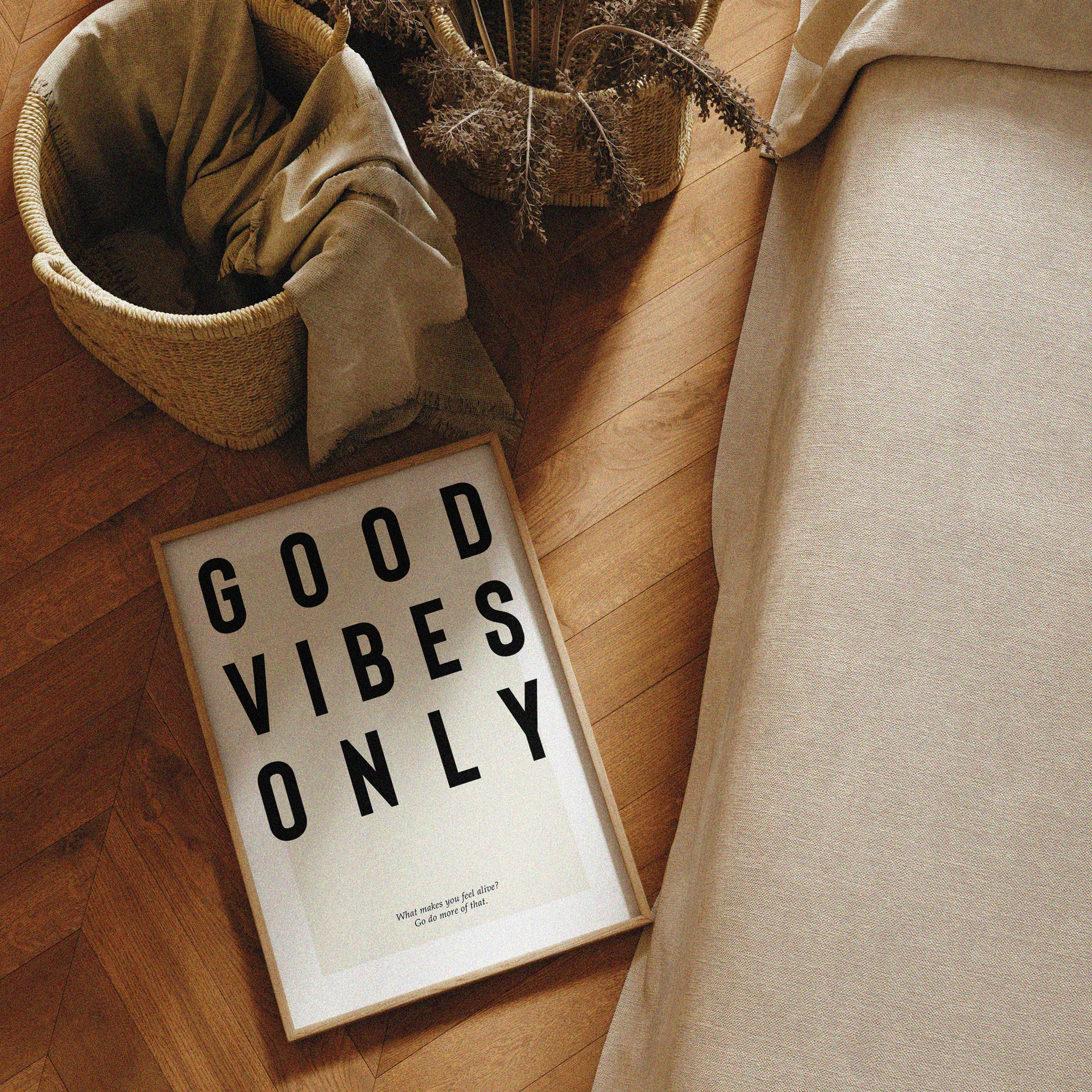 Good Vibes Only Plakat