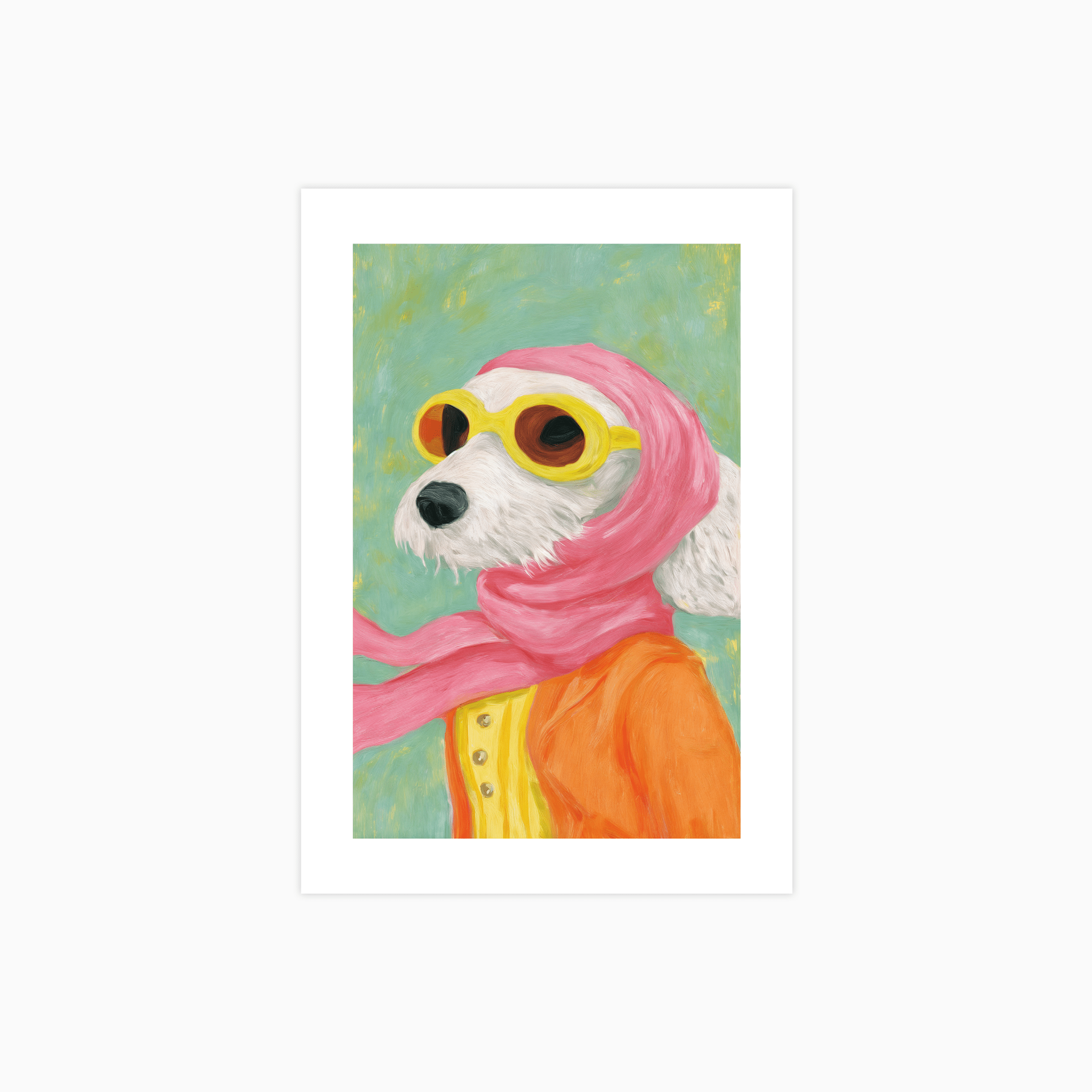 The Jetsetter Hound Poster