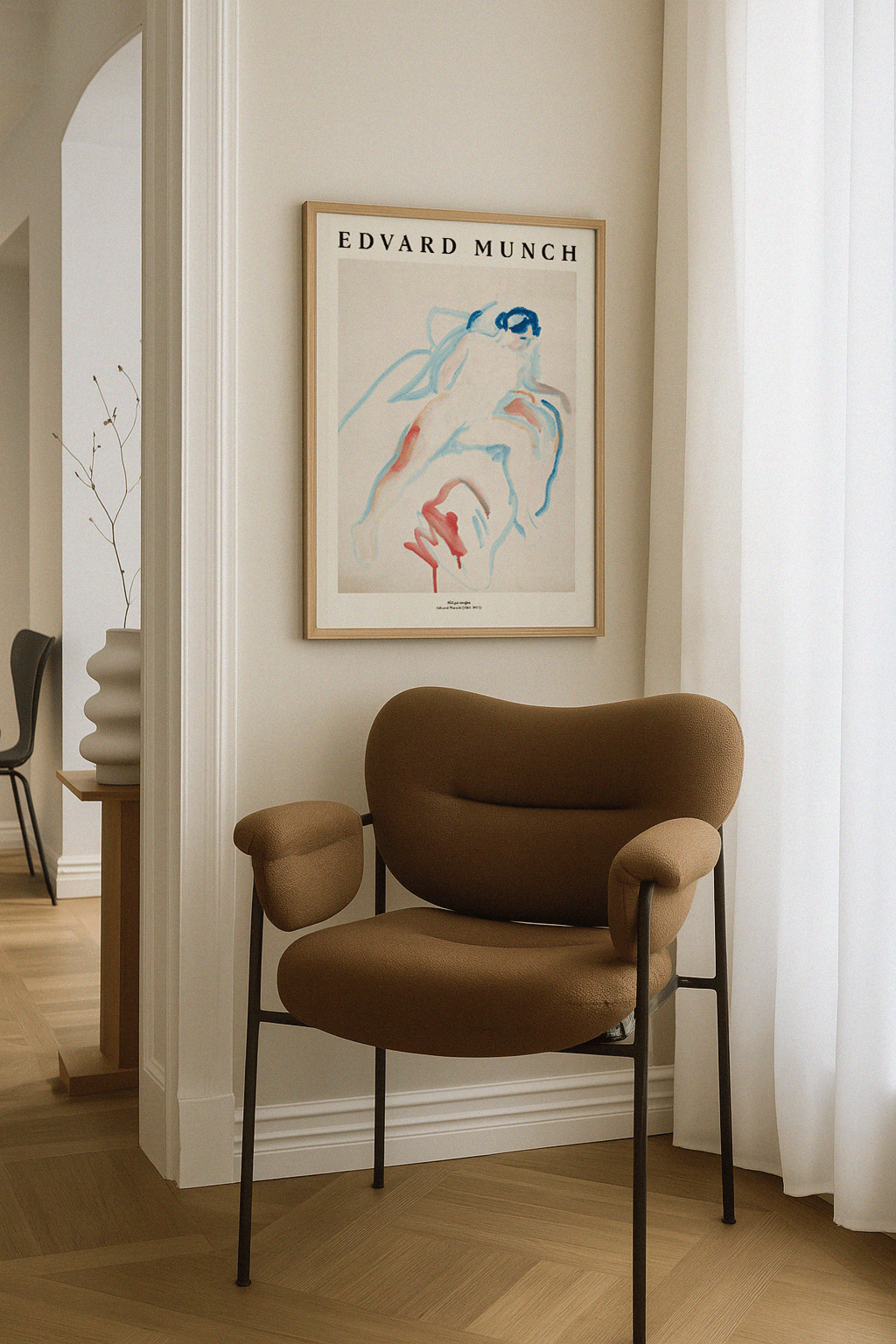 Akt på sengen Poster