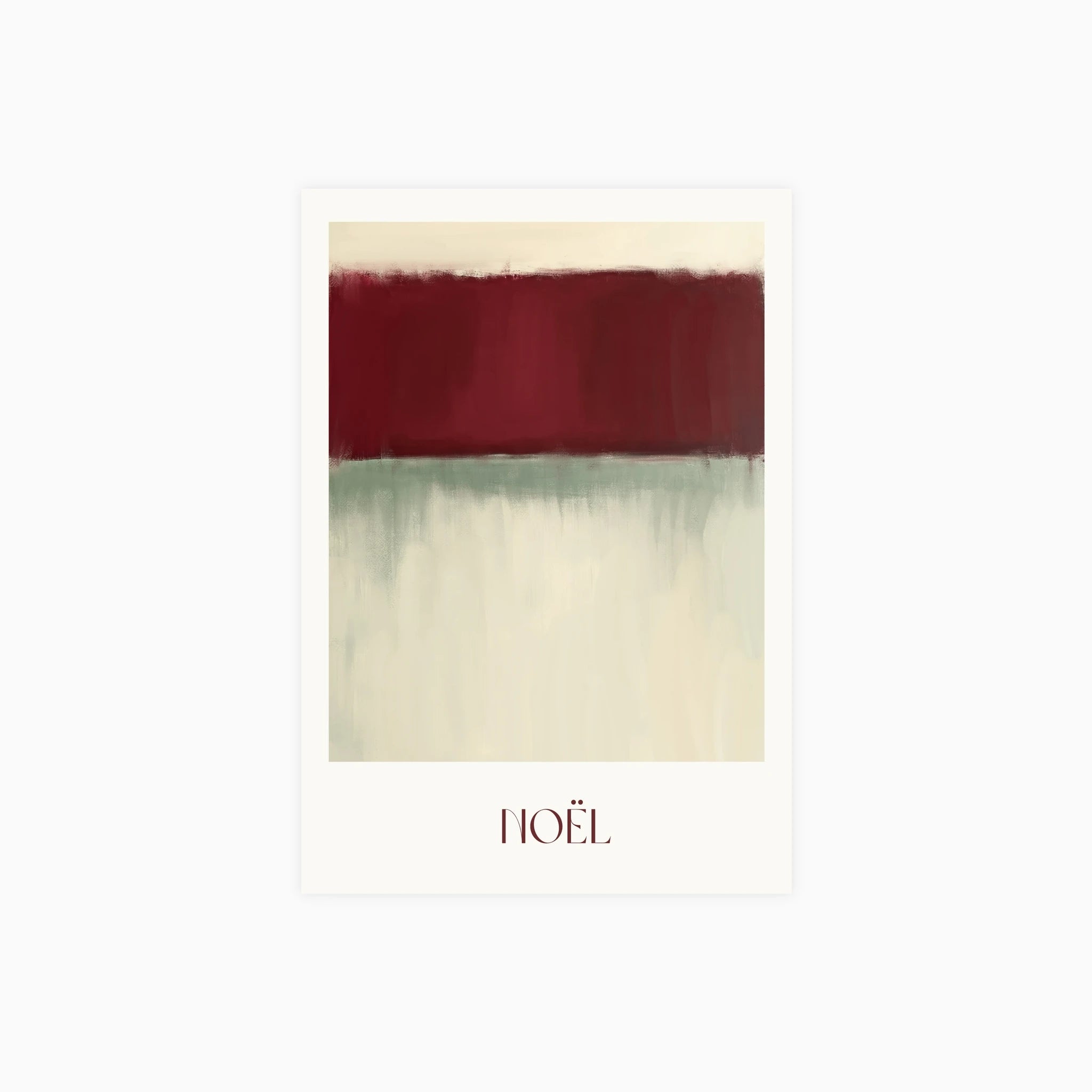 Noel Abstract Poster
