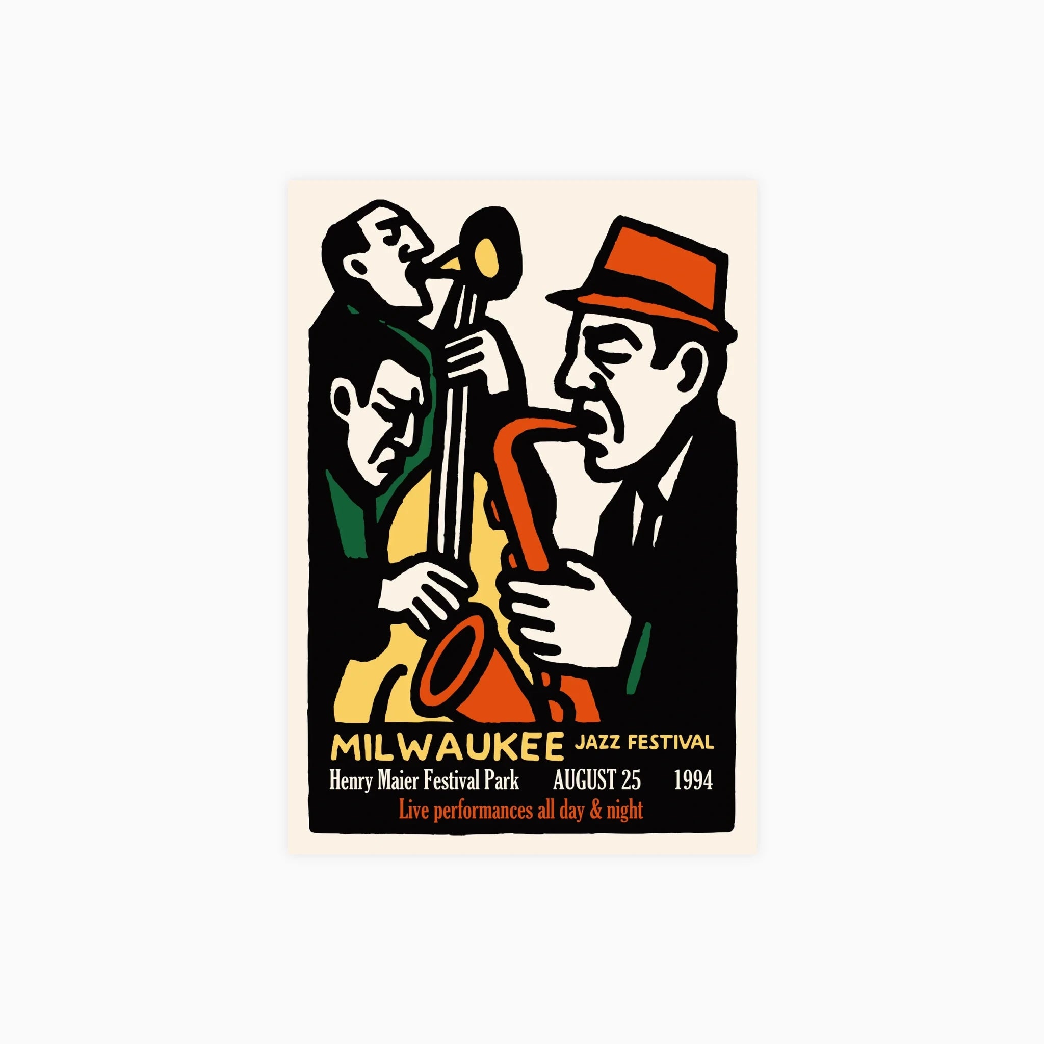 Milwaukee Jazz Festival Poster