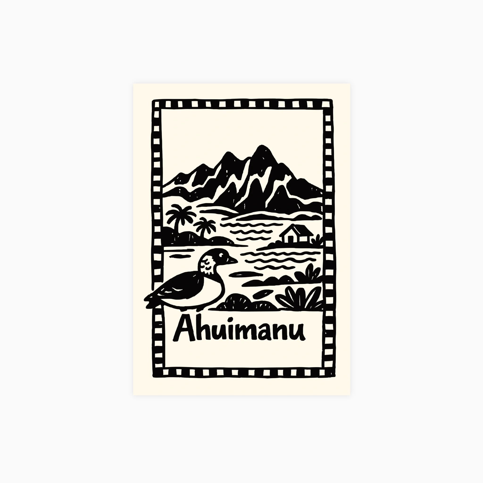 Ahuimanu Oahu Landscape Poster