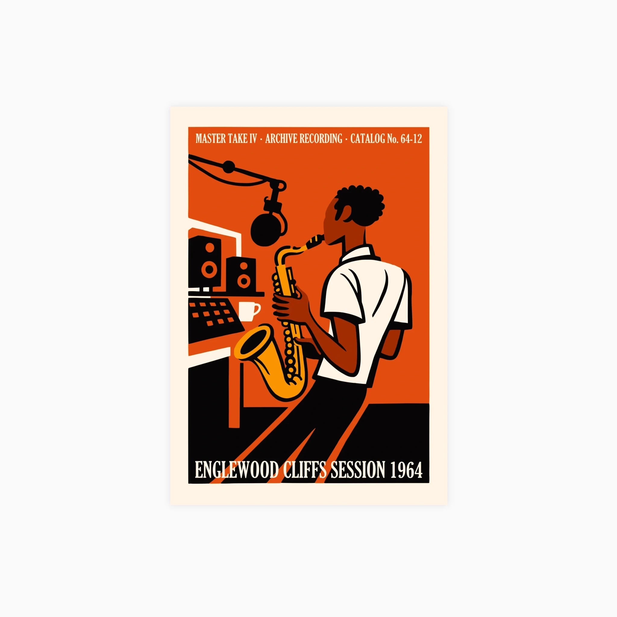Saxophone Studio Poster