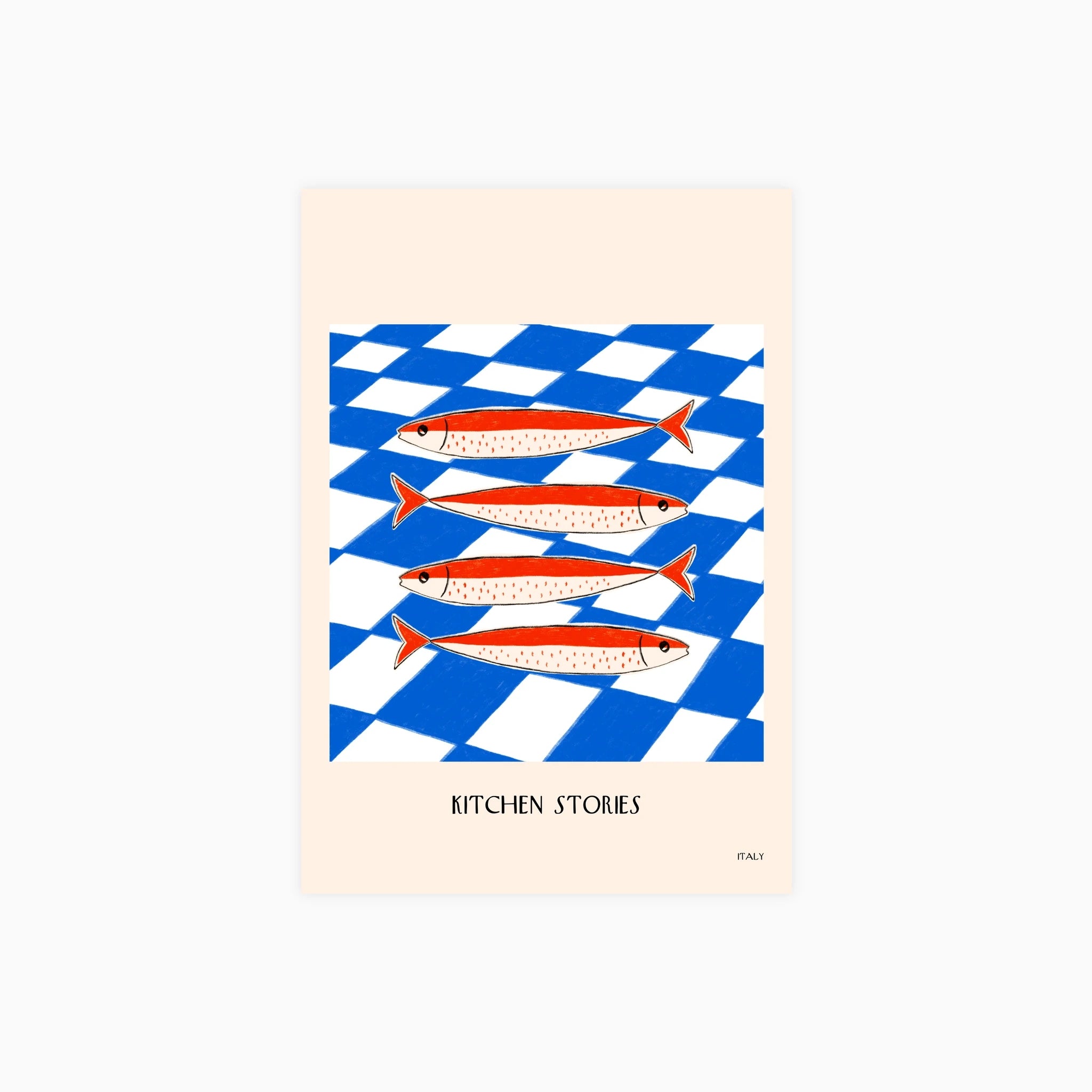 Pesci Blue Poster