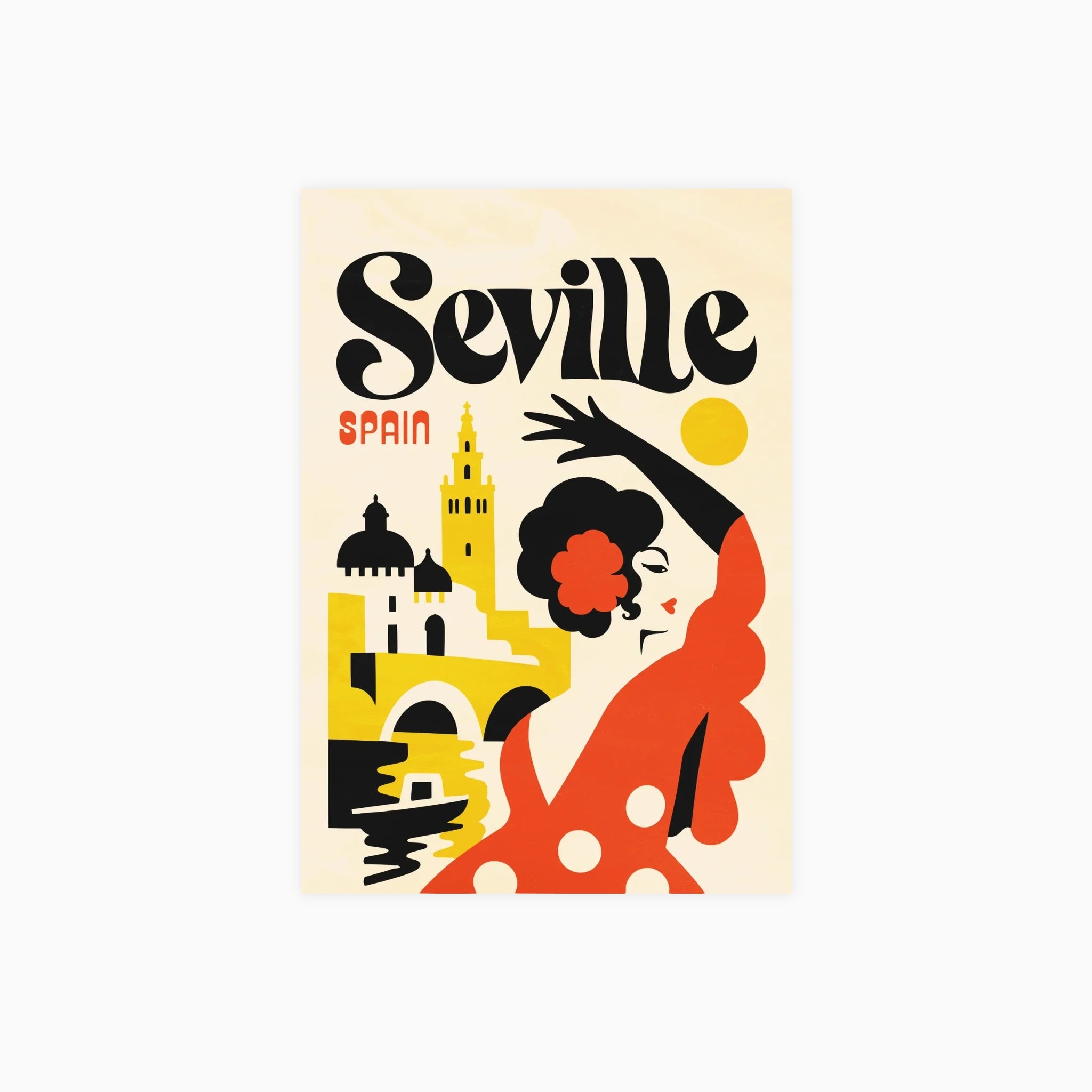 Seville Spain Travel Poster
