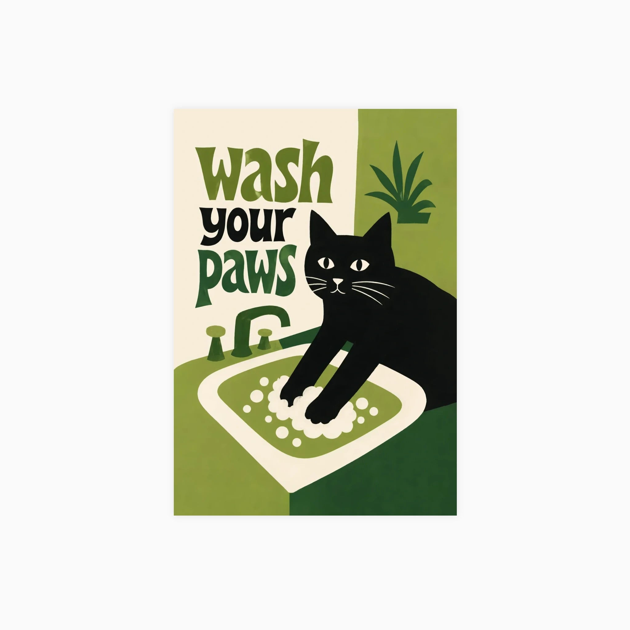Wash Your Paws Poster