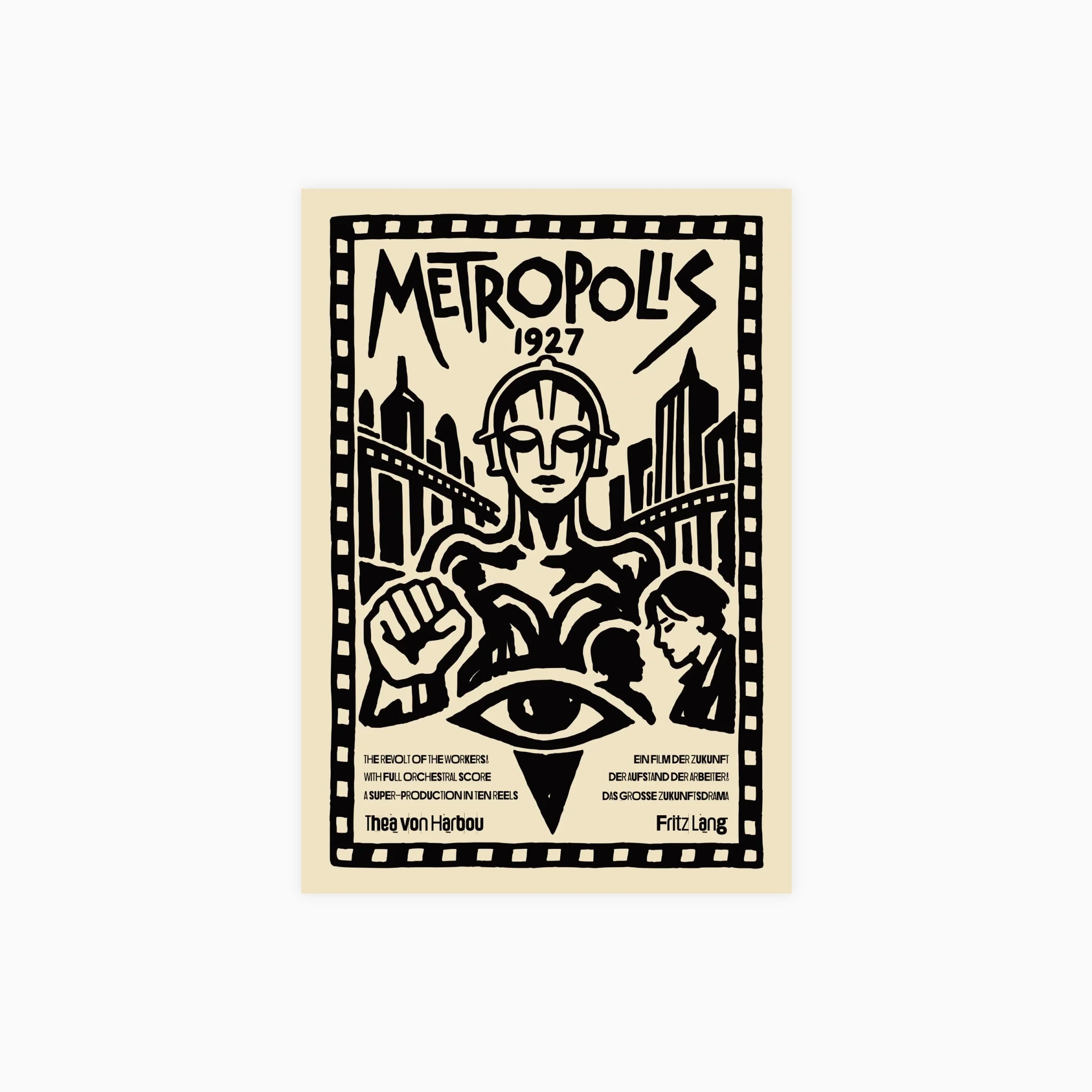 Metropolis 1927 Movie Poster