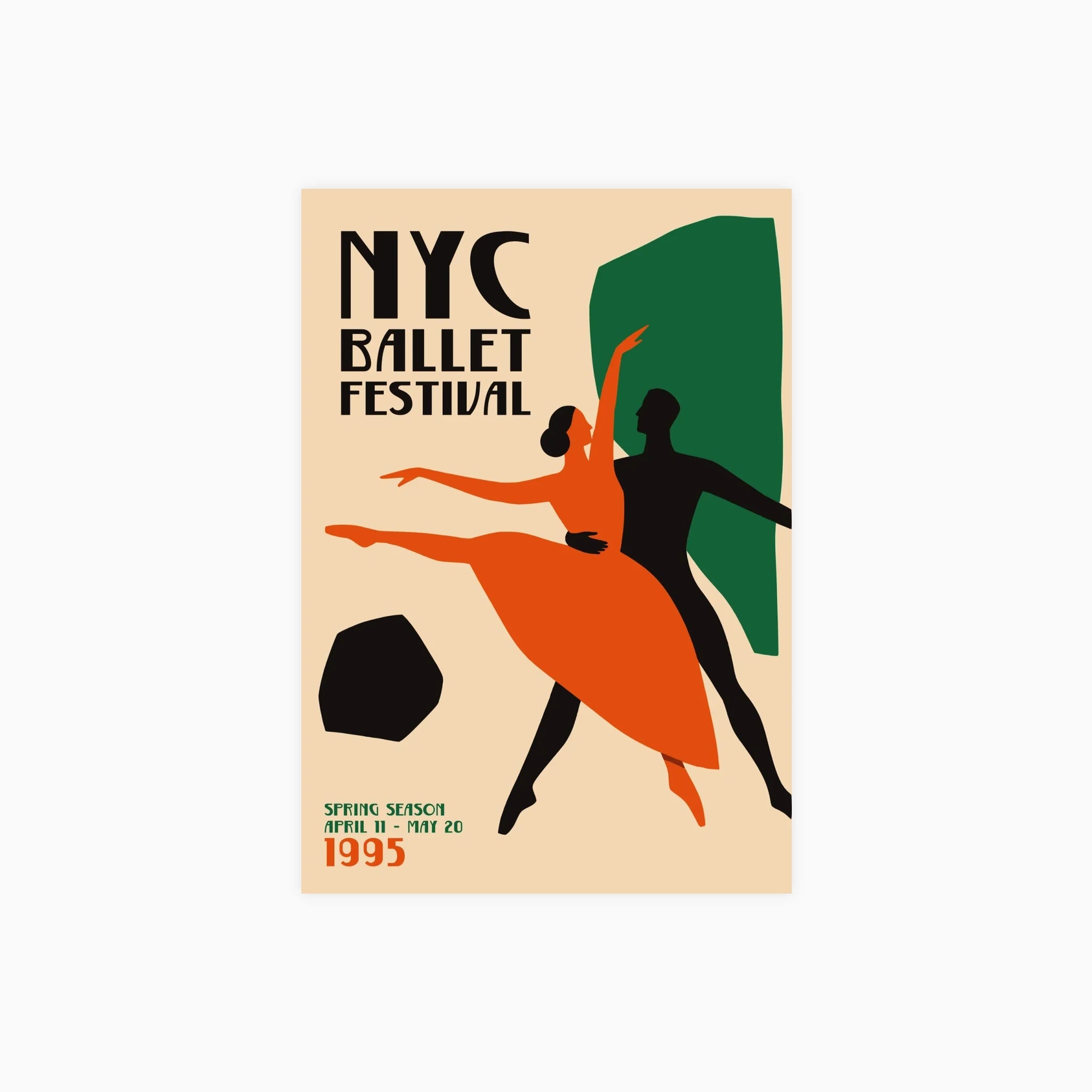 NYC Ballet Festival 1995 Poster