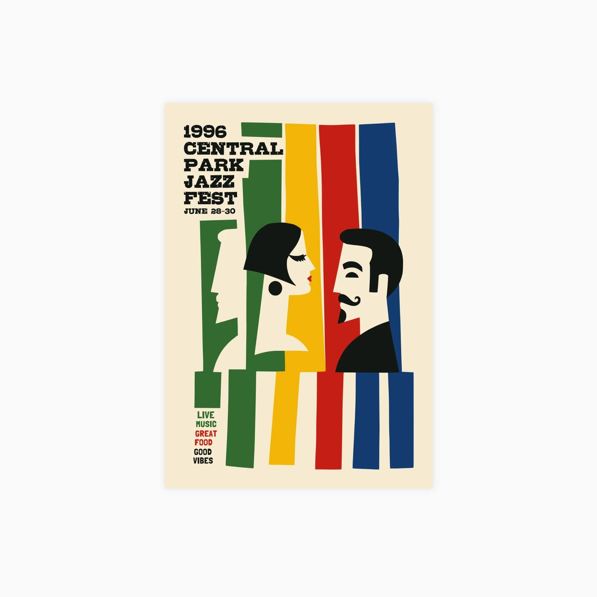 Mid Century Jazz Poster