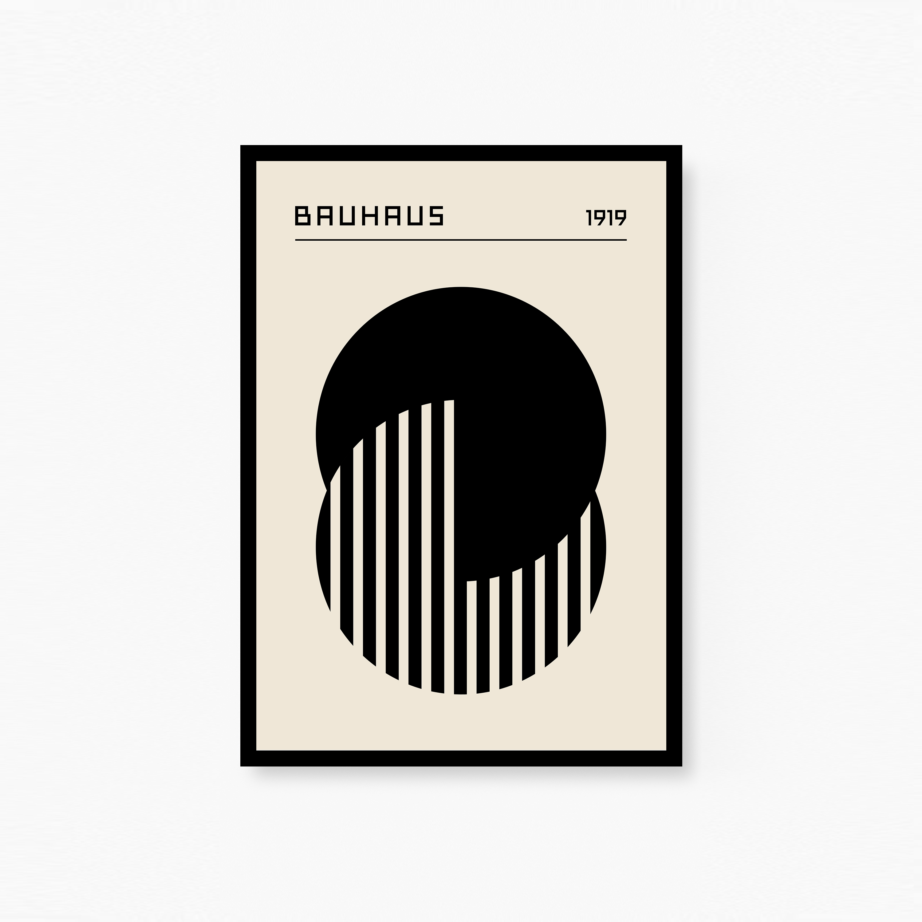 Bauhaus Black and White No2 Plakat